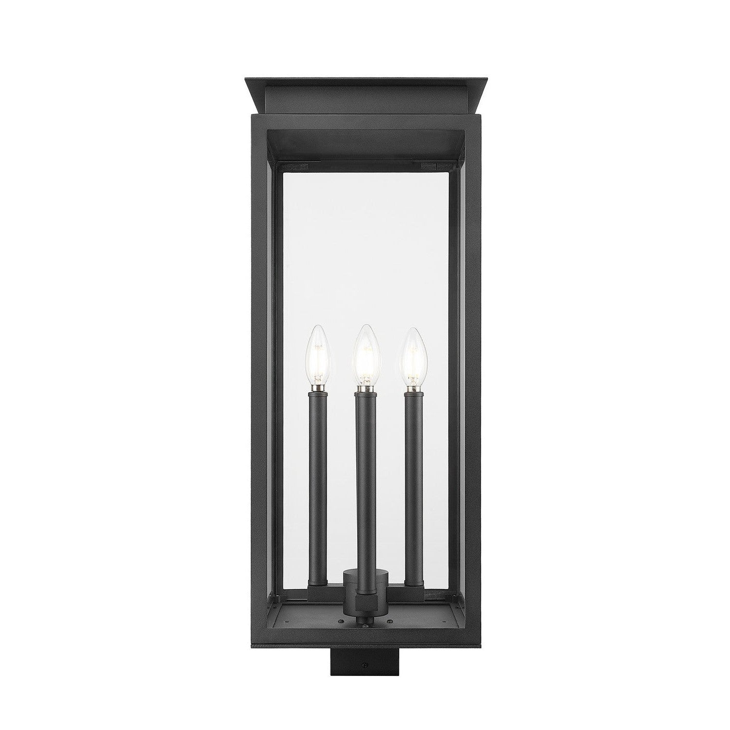 Z-Lite - 5018PHBS-BK - Four Light Outdoor Post Mount Fixture - Nova - Black