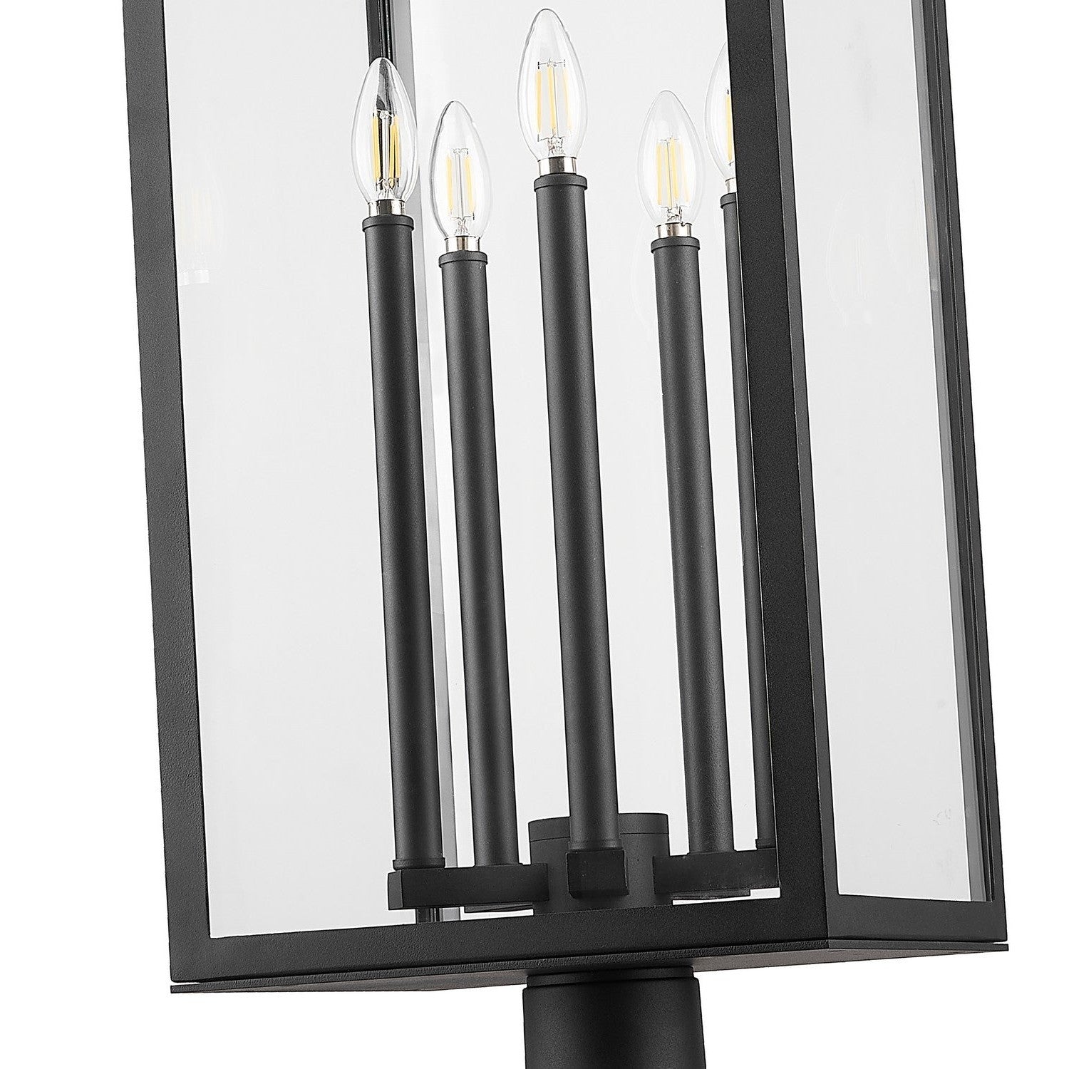 Z-Lite - 5018PHXLR-5010P-BK - Five Light Outdoor Post Mounted Fixture - Nova - Black