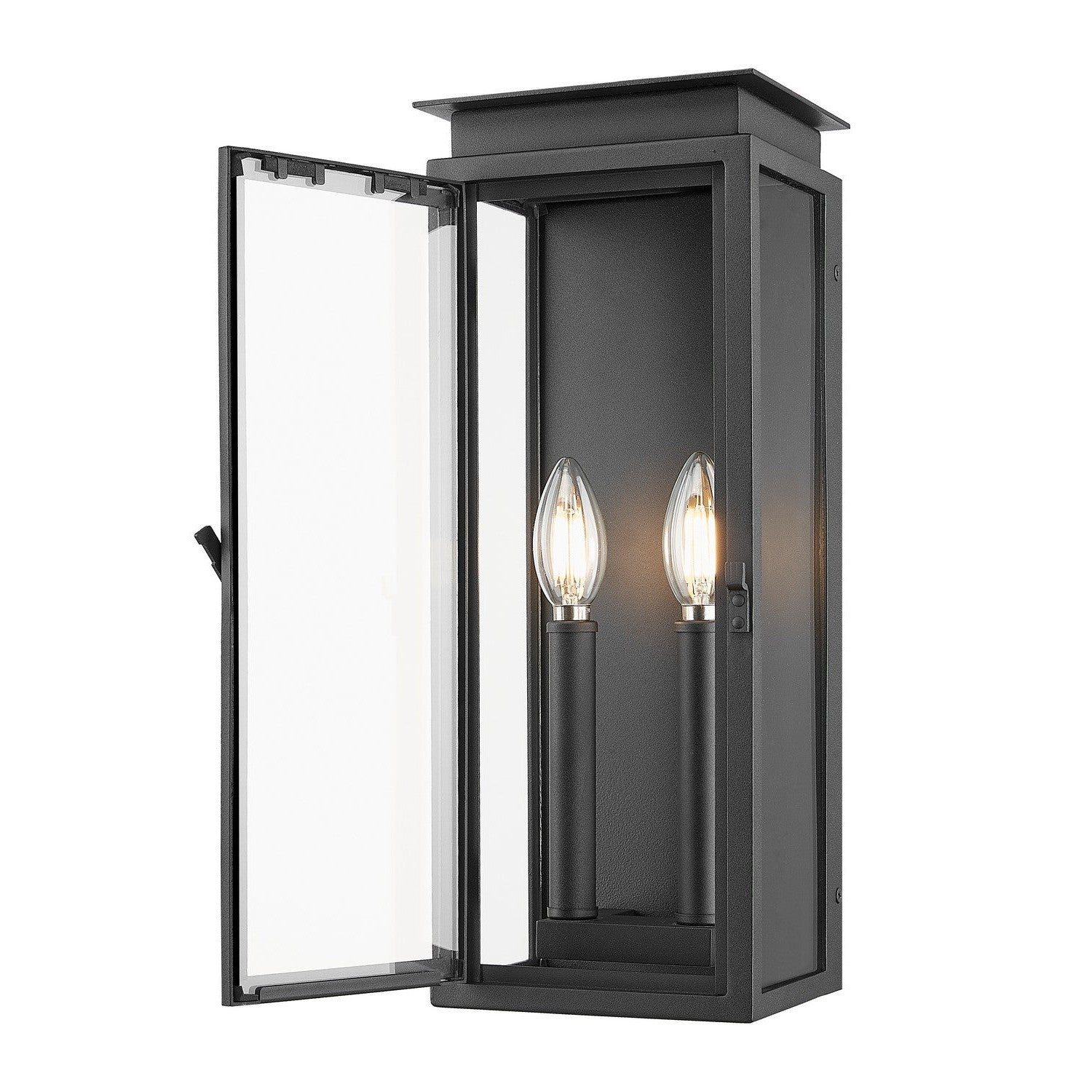 Z-Lite - 5018S-BK - Two Light Outdoor Wall Sconce - Nova - Black