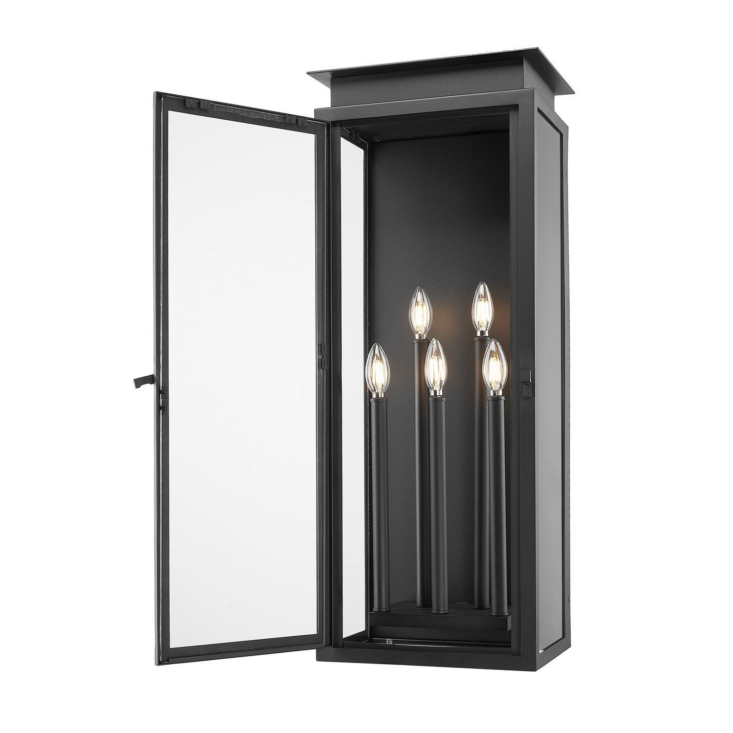 Z-Lite - 5018XL-BK - Five Light Outdoor Wall Light - Nova - Black