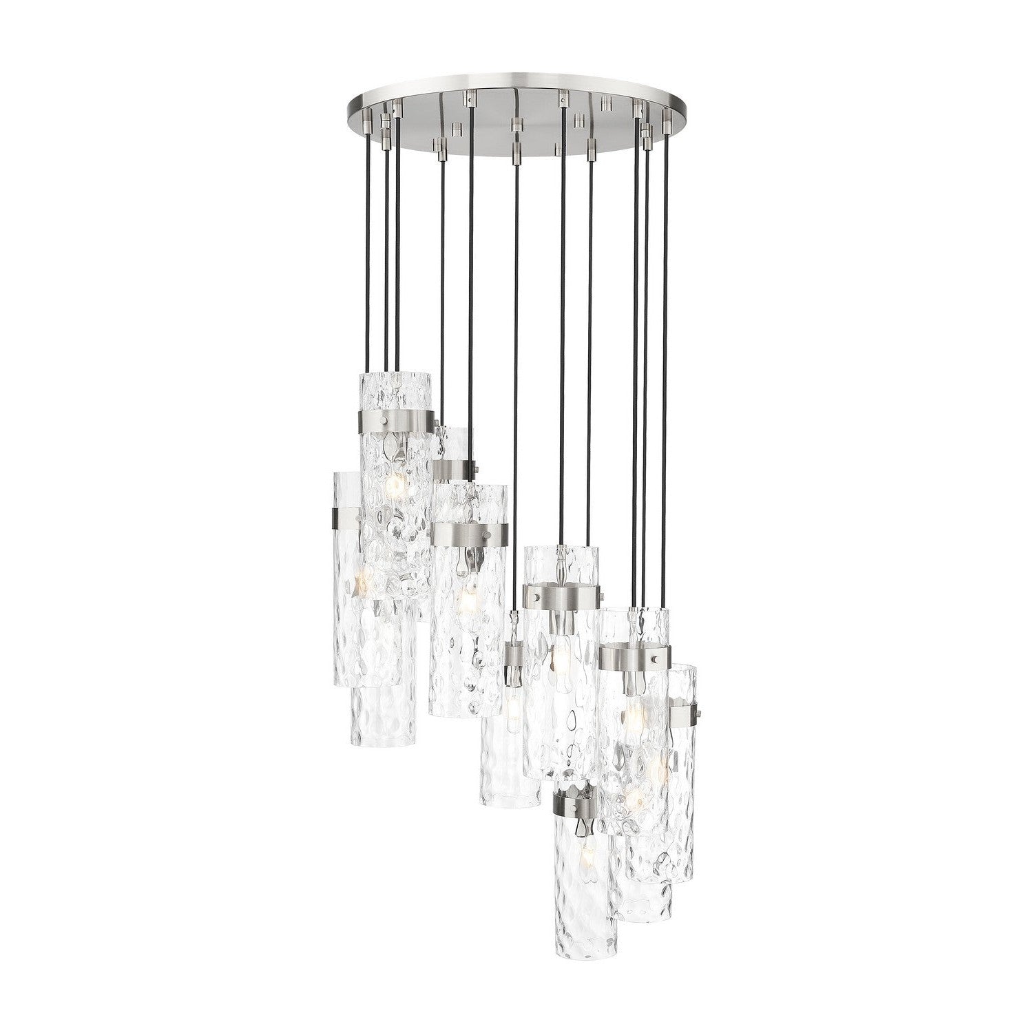 Z-Lite - 7002P5-11R-BN - 11 Light Chandelier - Fontaine - Brushed Nickel
