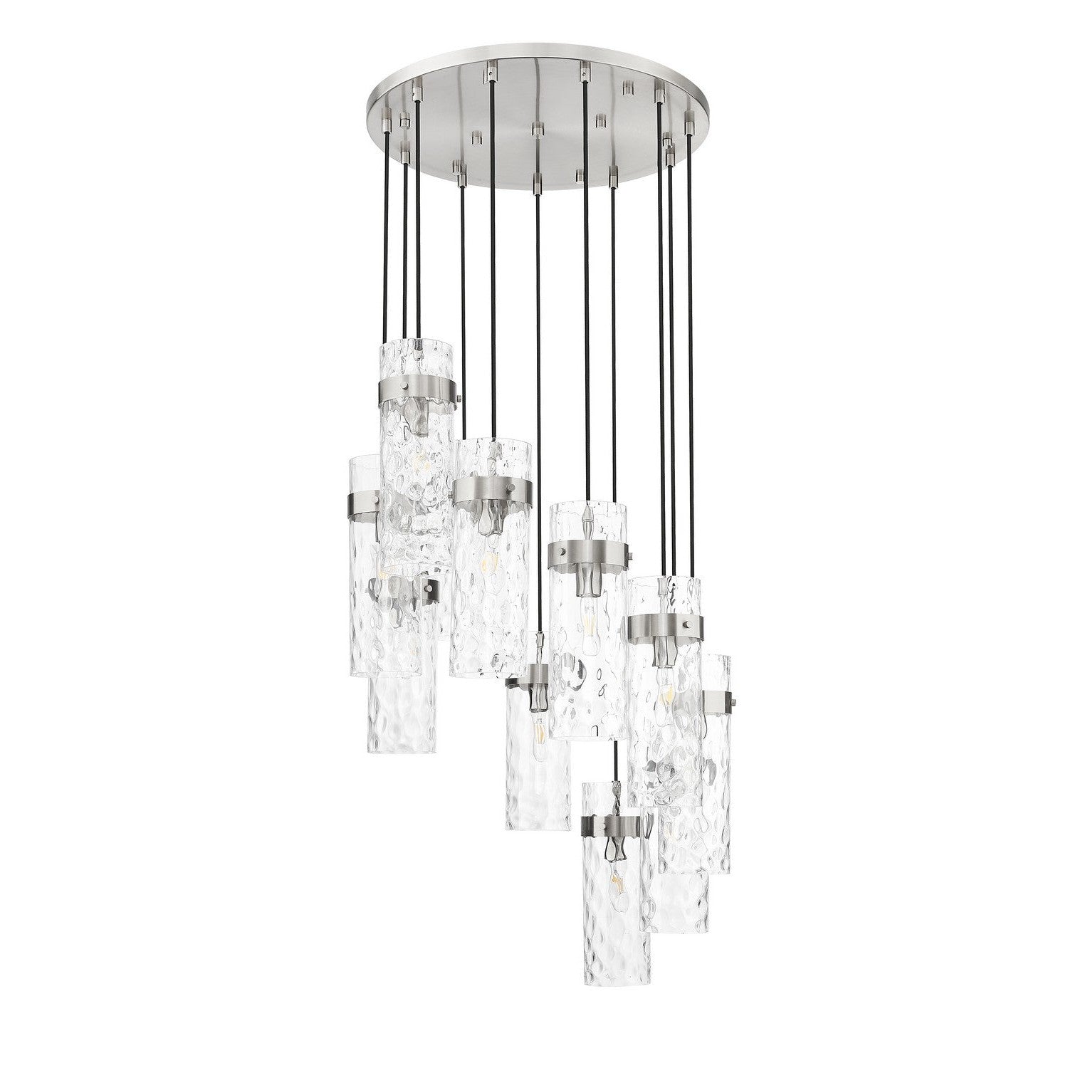 Z-Lite - 7002P5-11R-BN - 11 Light Chandelier - Fontaine - Brushed Nickel