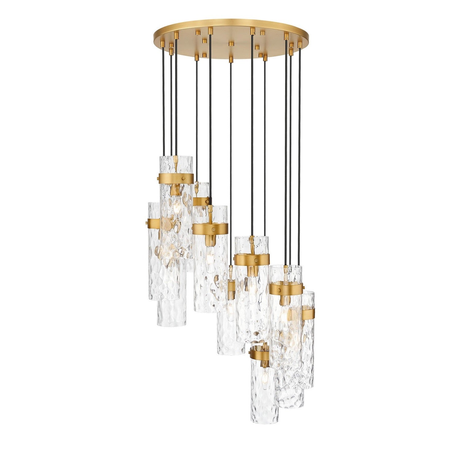 Z-Lite - 7002P5-11R-RB - 11 Light Chandelier - Fontaine - Rubbed Brass