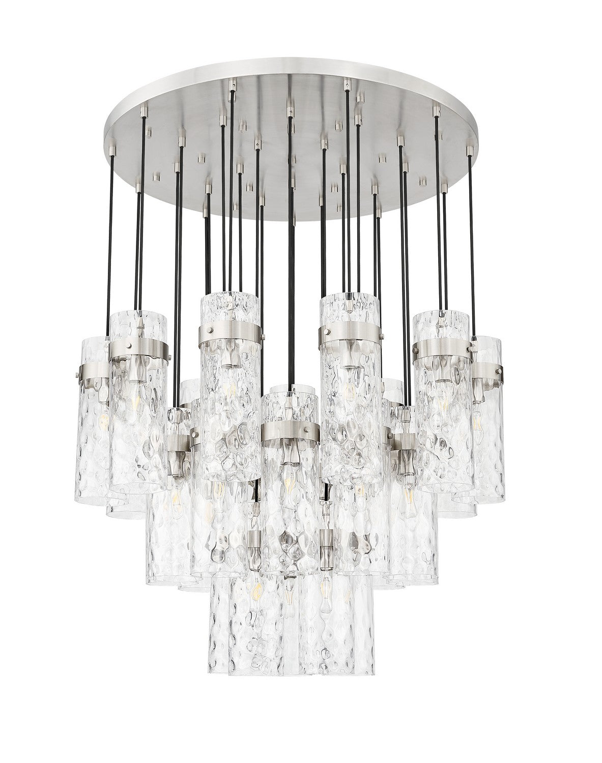 Z-Lite - 7002P5-27R-BN - 27 Light Chandelier - Fontaine - Brushed Nickel