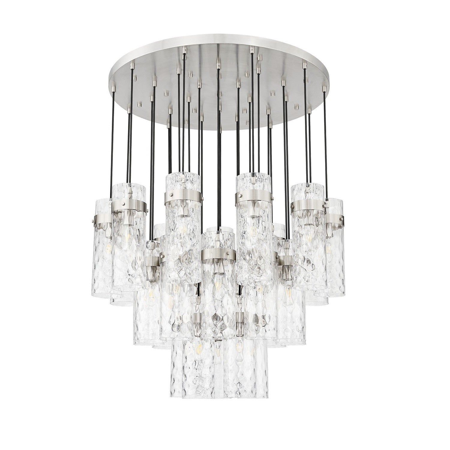 Z-Lite - 7002P5-27R-BN - 27 Light Chandelier - Fontaine - Brushed Nickel