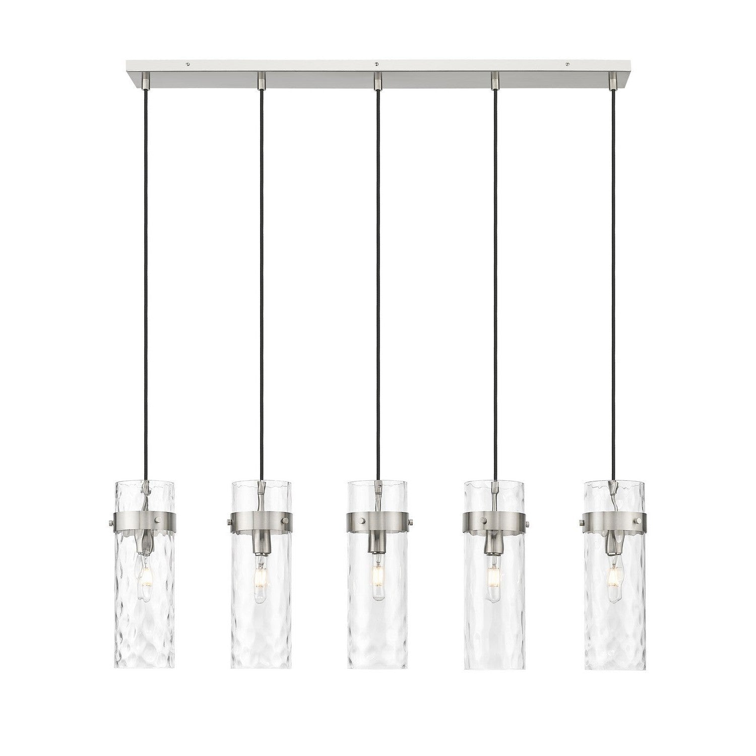 Z-Lite - 7002P5-5L-BN - Five Light Linear Chandelier - Fontaine - Brushed Nickel