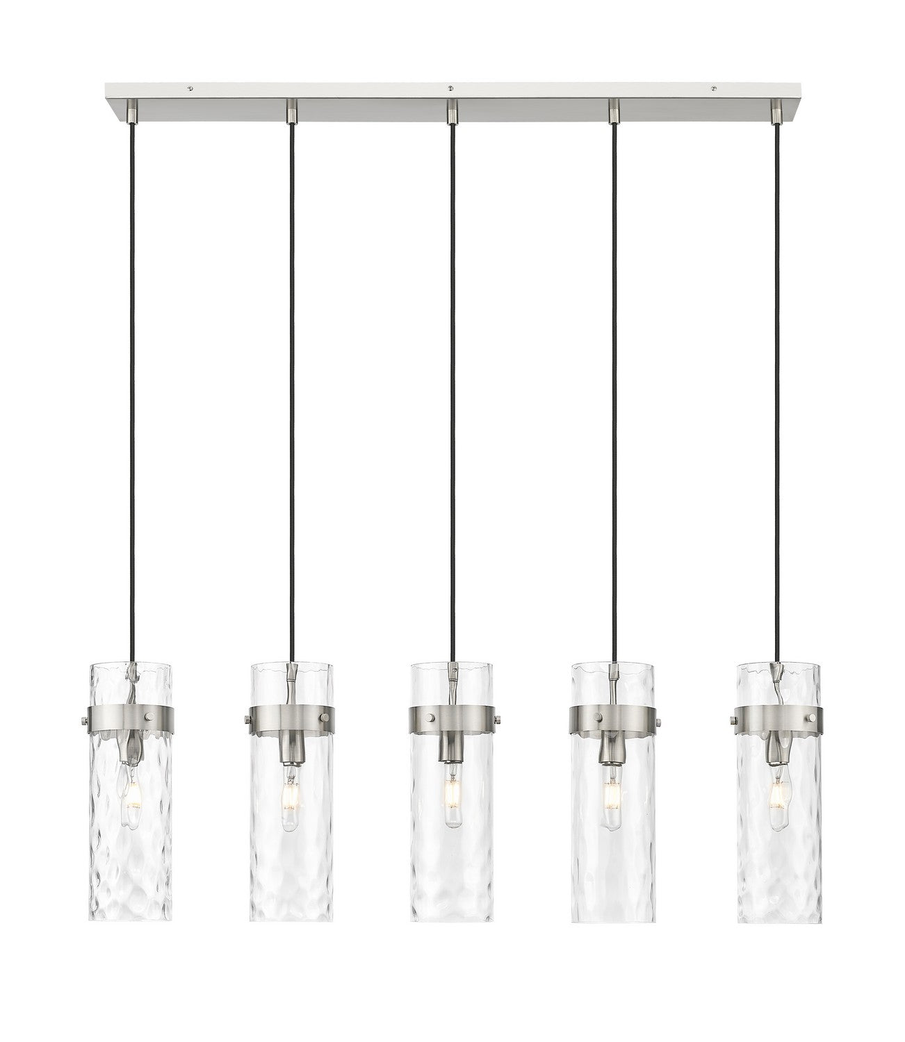 Z-Lite - 7002P5-5L-BN - Five Light Linear Chandelier - Fontaine - Brushed Nickel