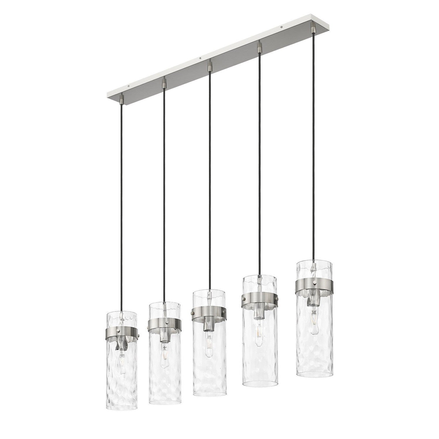 Z-Lite - 7002P5-5L-BN - Five Light Linear Chandelier - Fontaine - Brushed Nickel