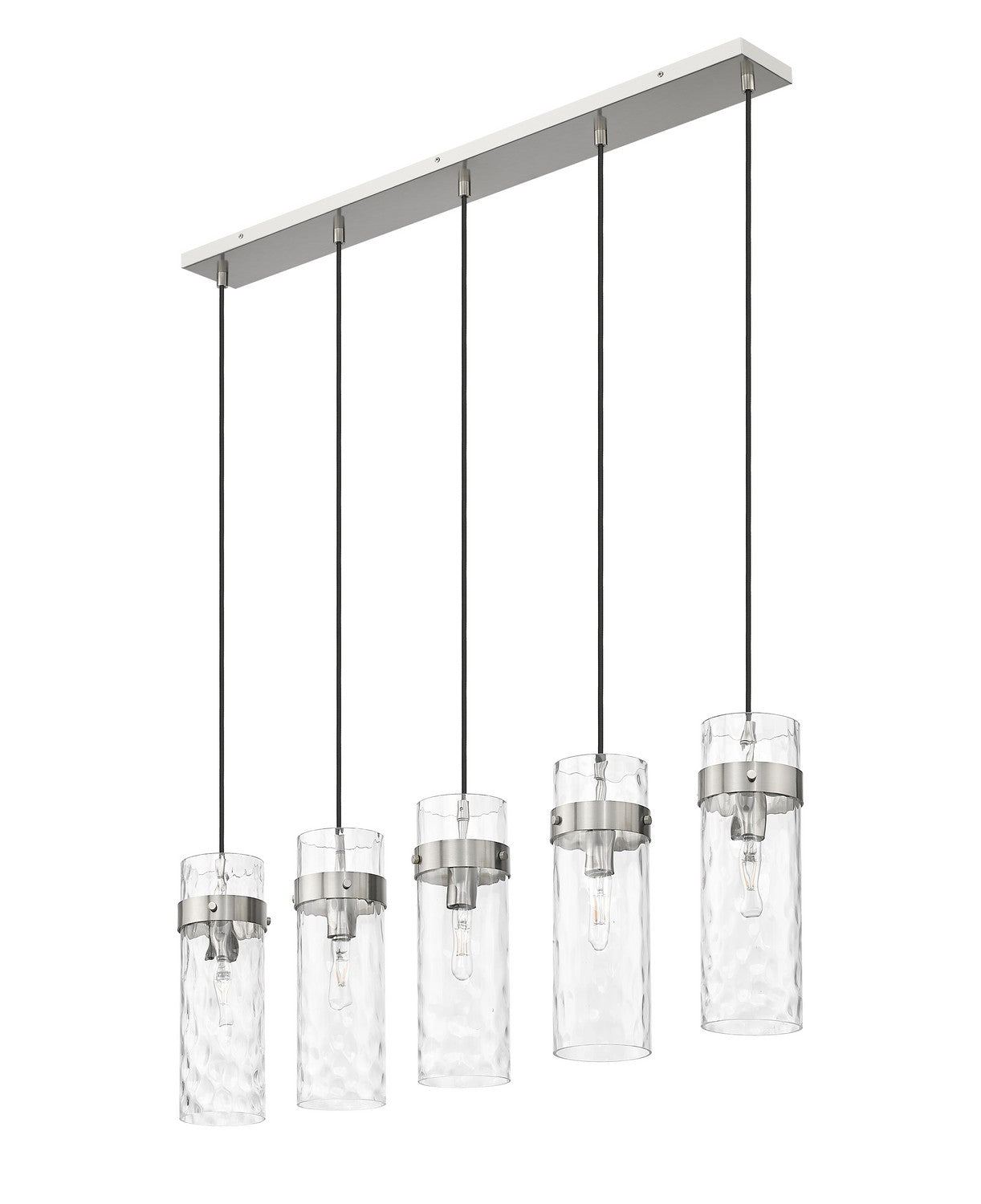 Z-Lite - 7002P5-5L-BN - Five Light Linear Chandelier - Fontaine - Brushed Nickel