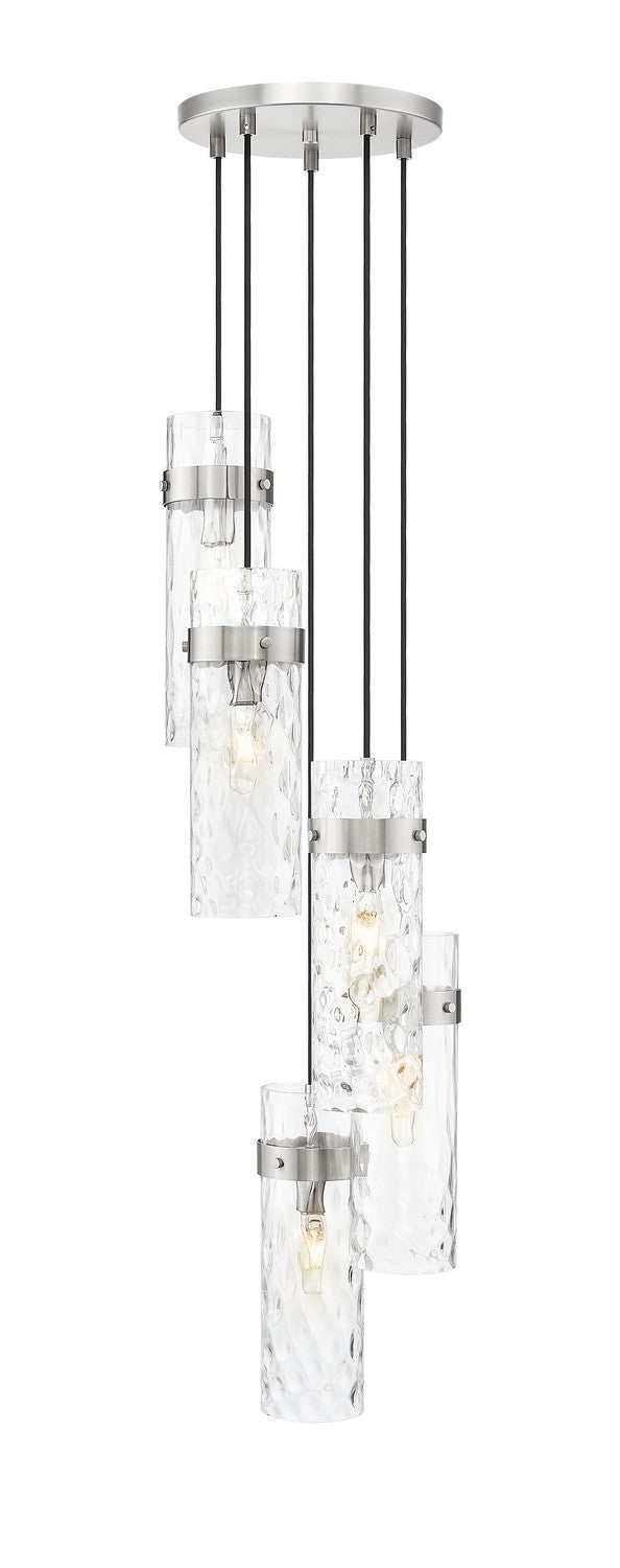 Z-Lite - 7002P5-5R-BN - Five Light Chandelier - Fontaine - Brushed Nickel