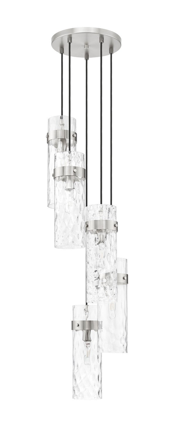 Z-Lite - 7002P5-5R-BN - Five Light Chandelier - Fontaine - Brushed Nickel