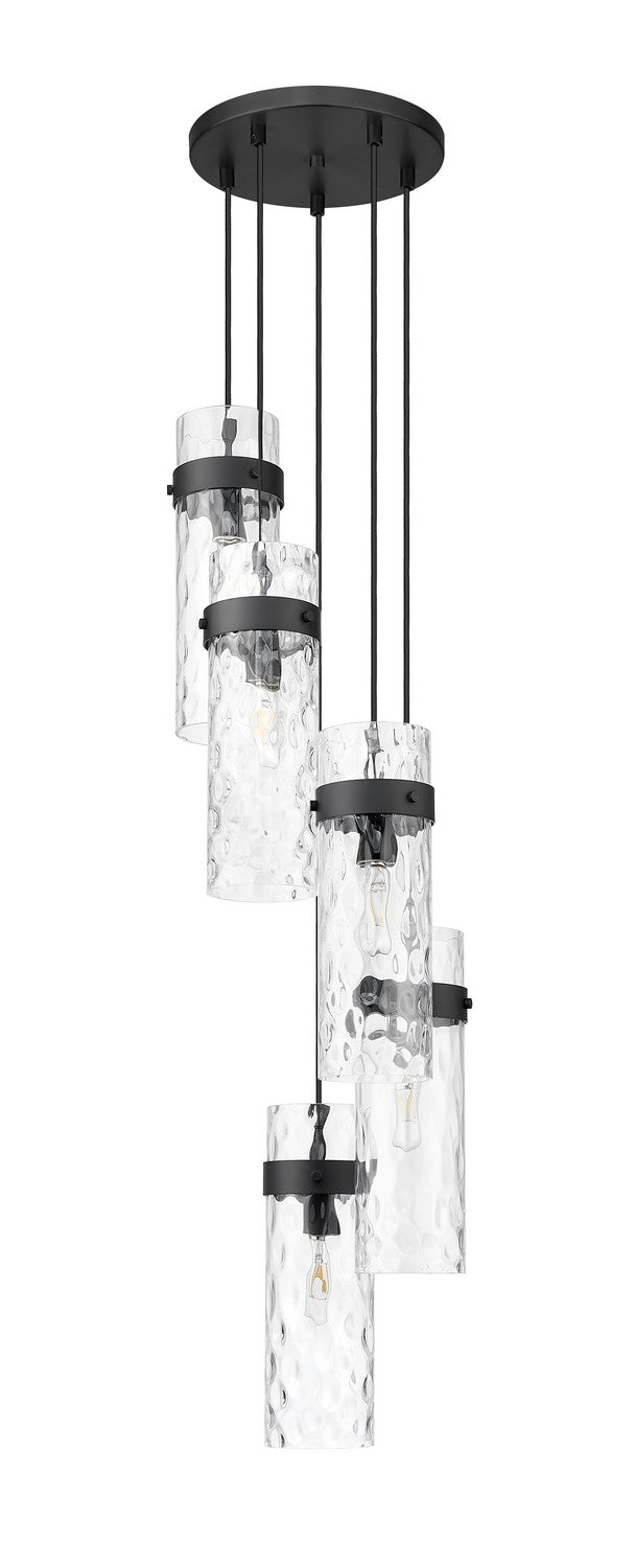 Z-Lite - 7002P5-5R-MB - Five Light Chandelier - Fontaine - Matte Black