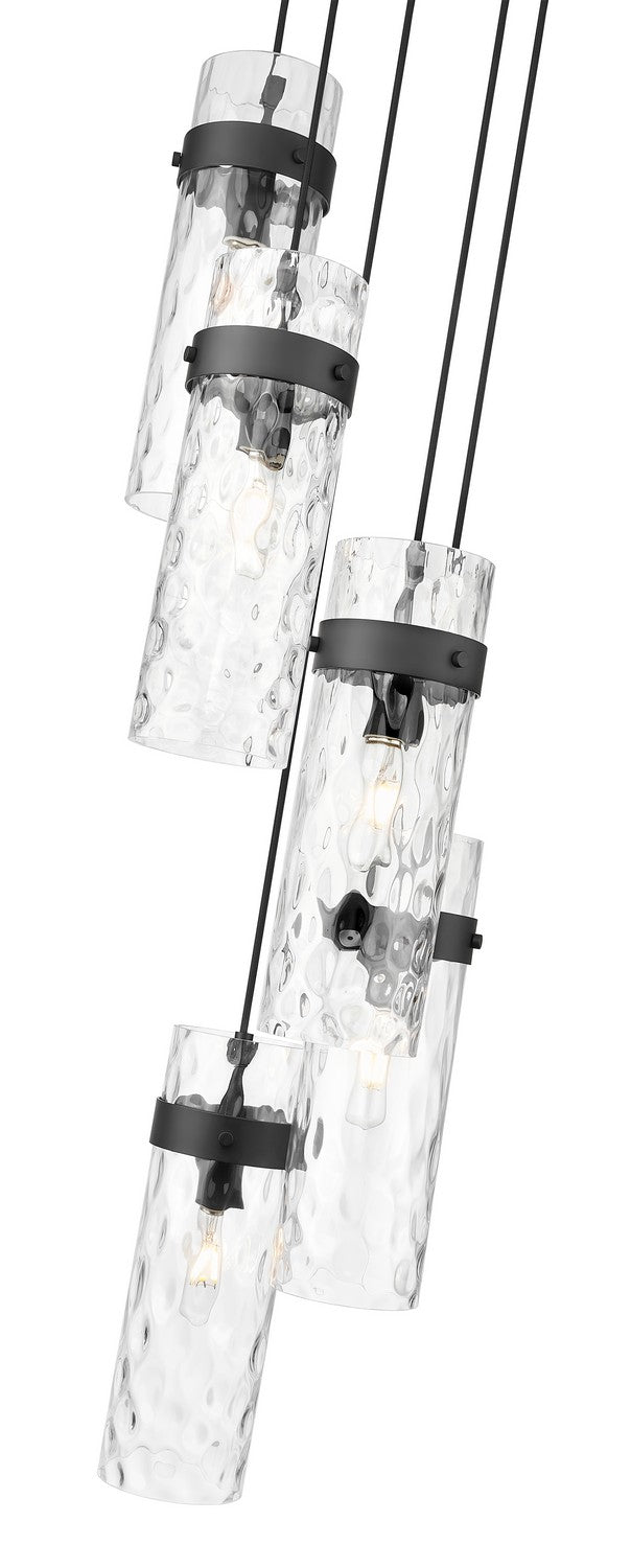 Z-Lite - 7002P5-5R-MB - Five Light Chandelier - Fontaine - Matte Black