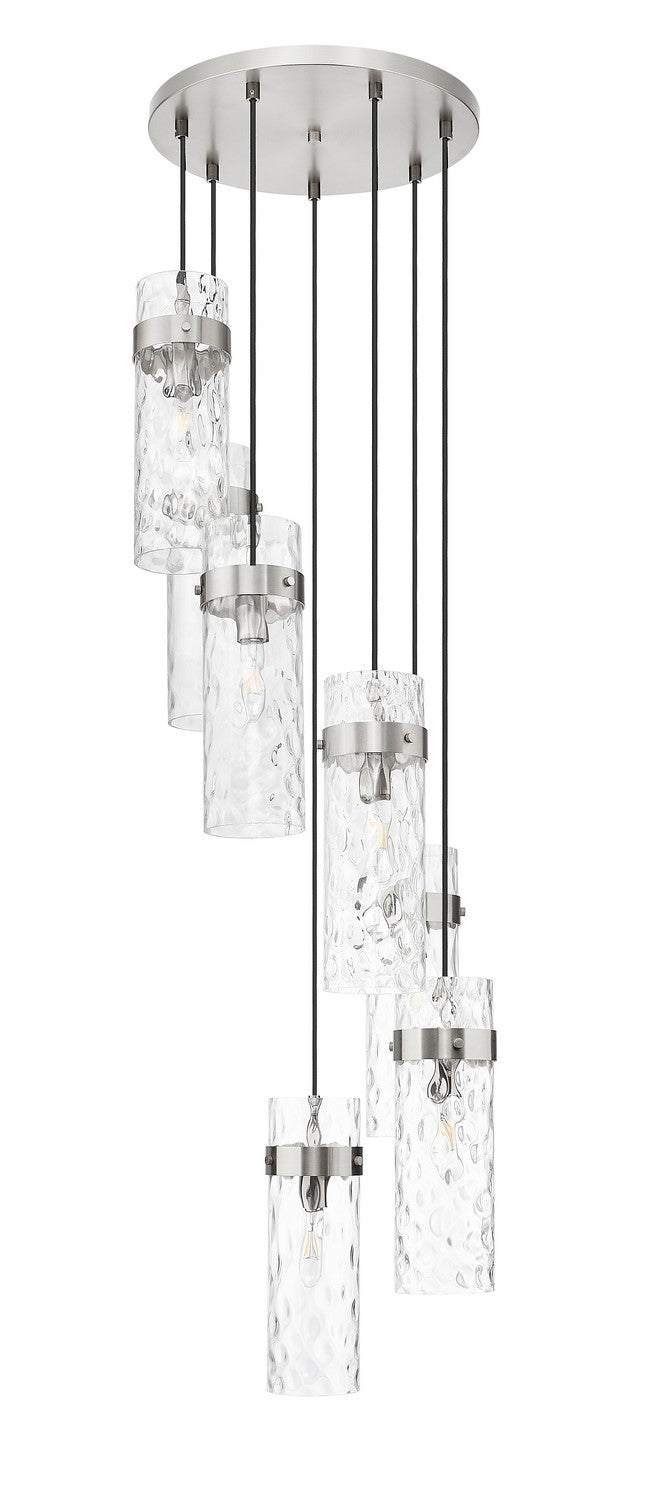Z-Lite - 7002P5-7R-BN - Seven Light Chandelier - Fontaine - Brushed Nickel