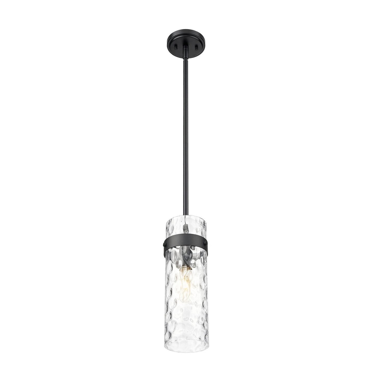 Z-Lite - 7002P5-ROD-MB - One Light Pendant - Fontaine - Matte Black