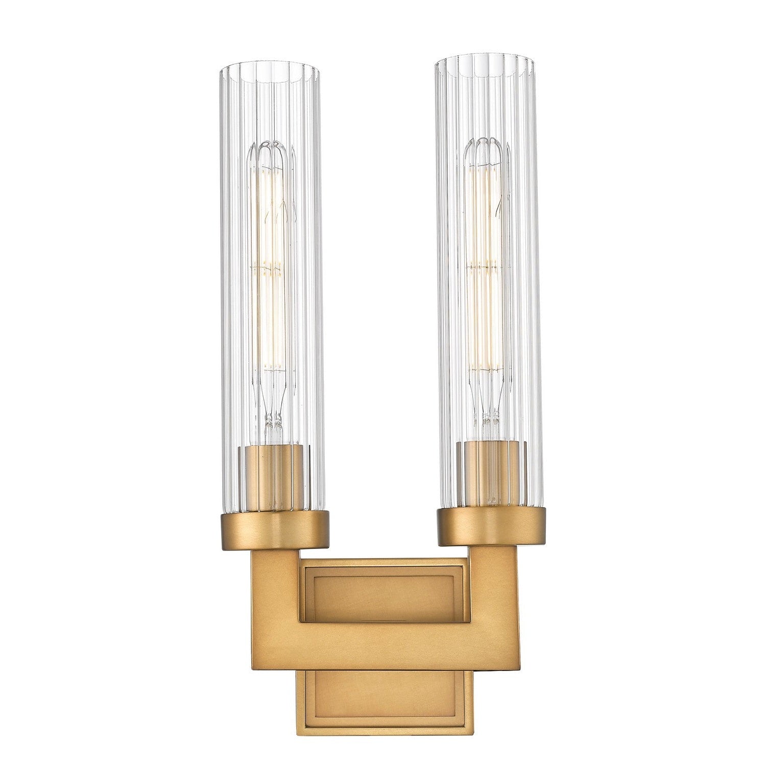 Z-Lite - 740-2S-RB - Two Light Wall Sconce - Beau - Rubbed Brass
