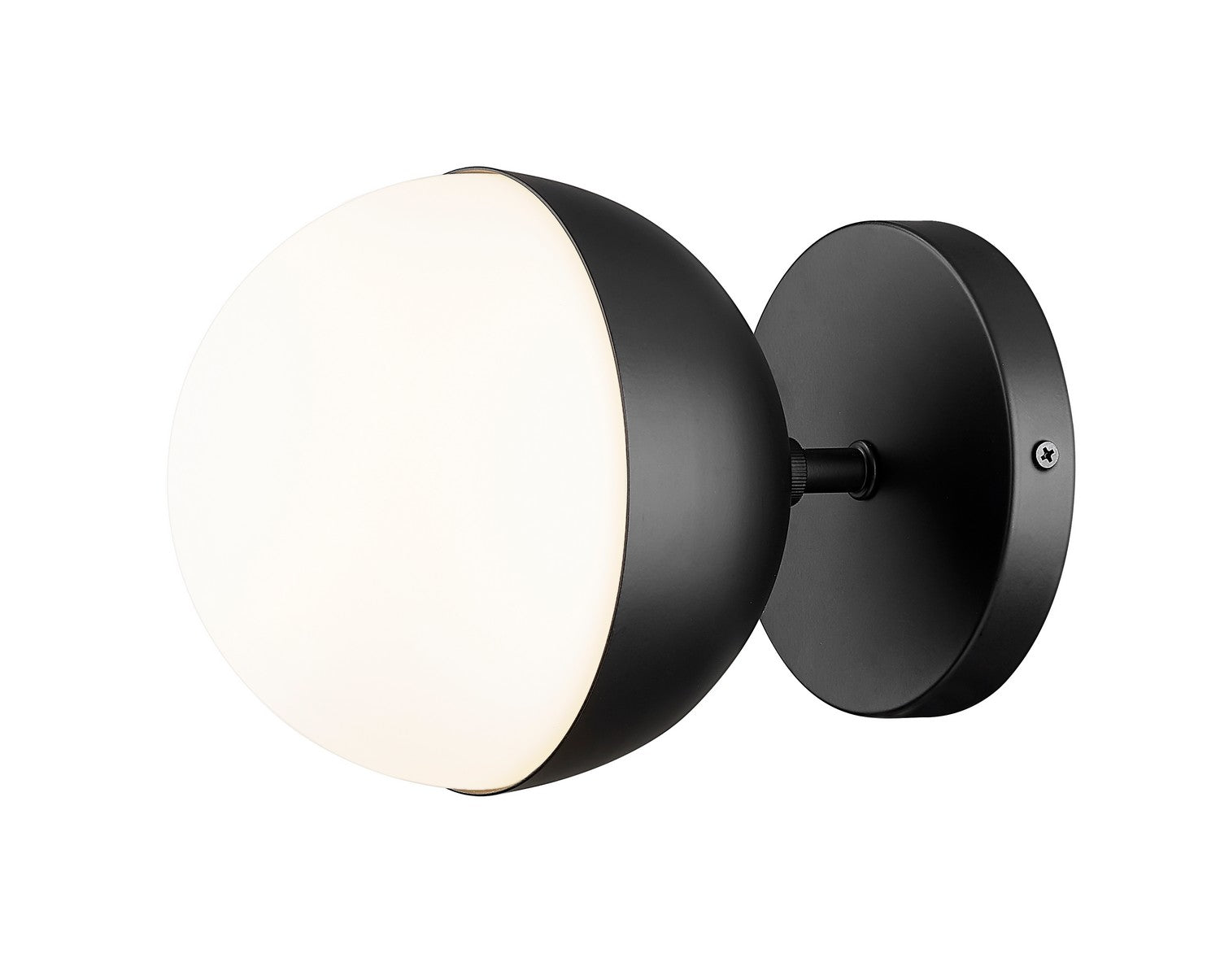 Z-Lite - 7517-1S-MB - One Light Wall Sconce - Realm Sphere - Matte Black