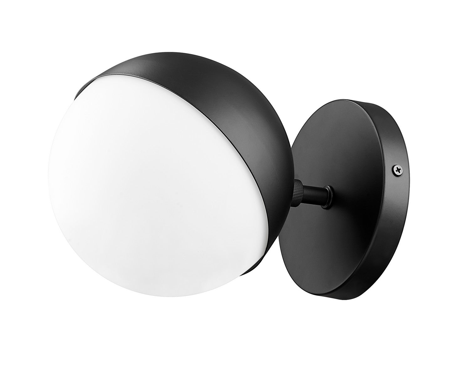 Z-Lite - 7517-1S-MB - One Light Wall Sconce - Realm Sphere - Matte Black
