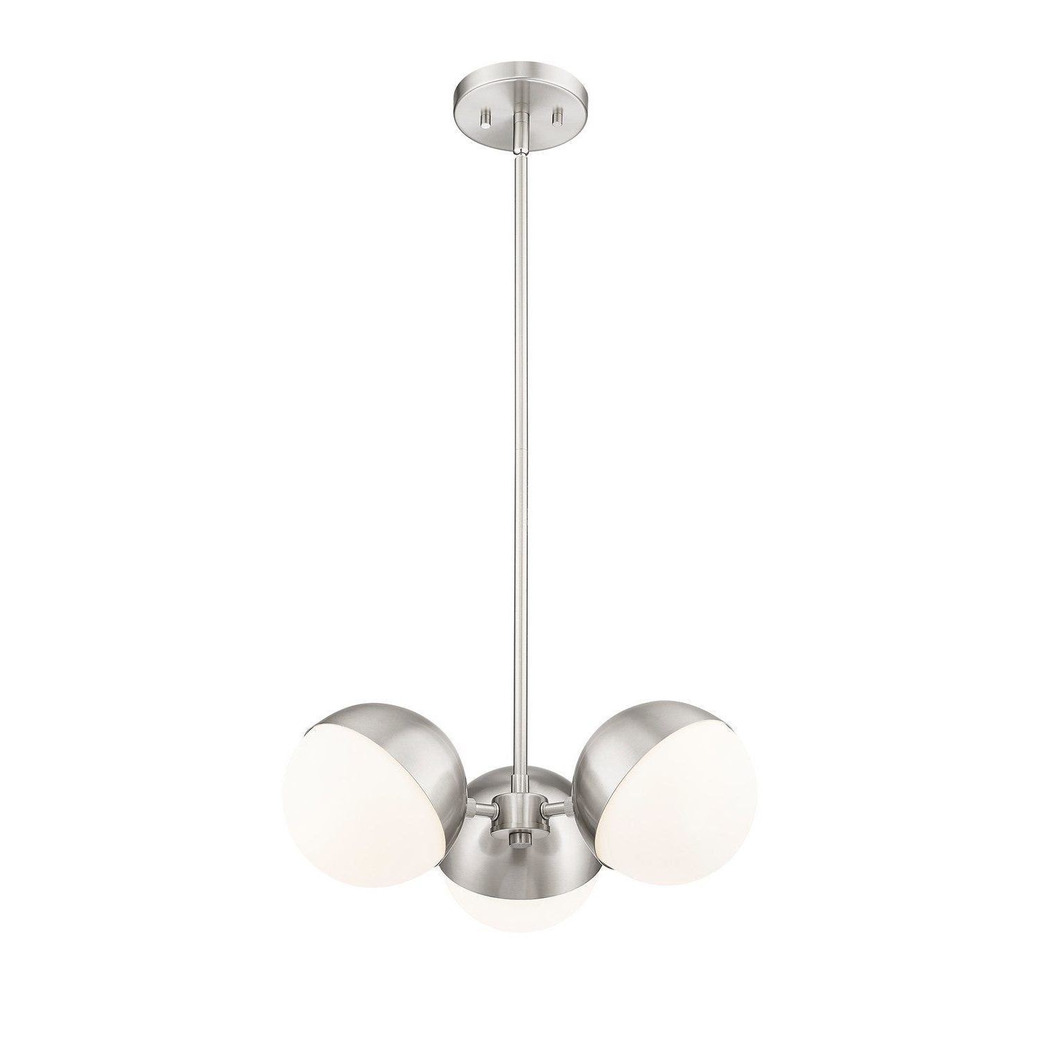 Z-Lite - 7517-3BN - Three Light Chandelier - Realm Sphere - Brushed Nickel