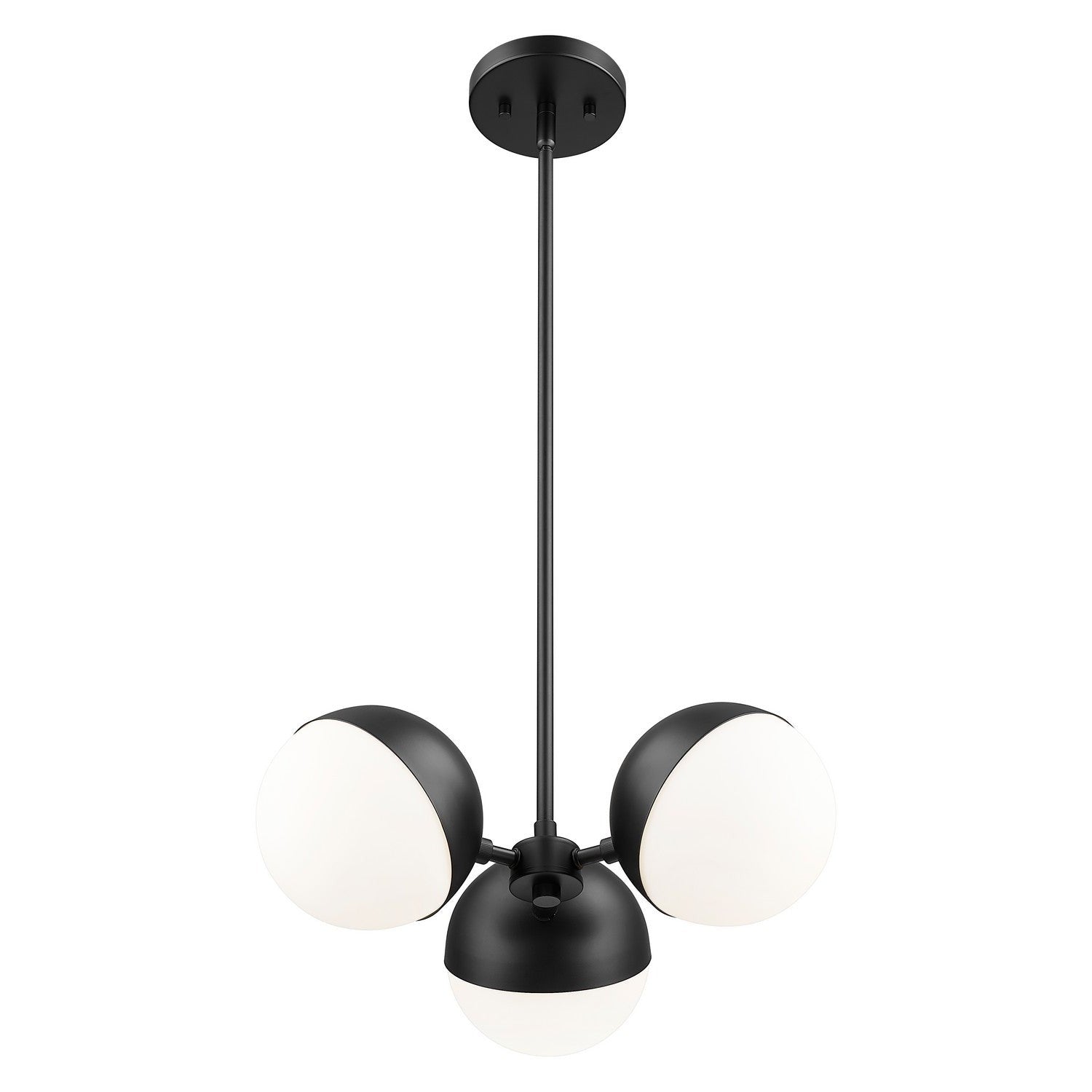 Z-Lite - 7517-3MB - Three Light Chandelier - Realm Sphere - Matte Black