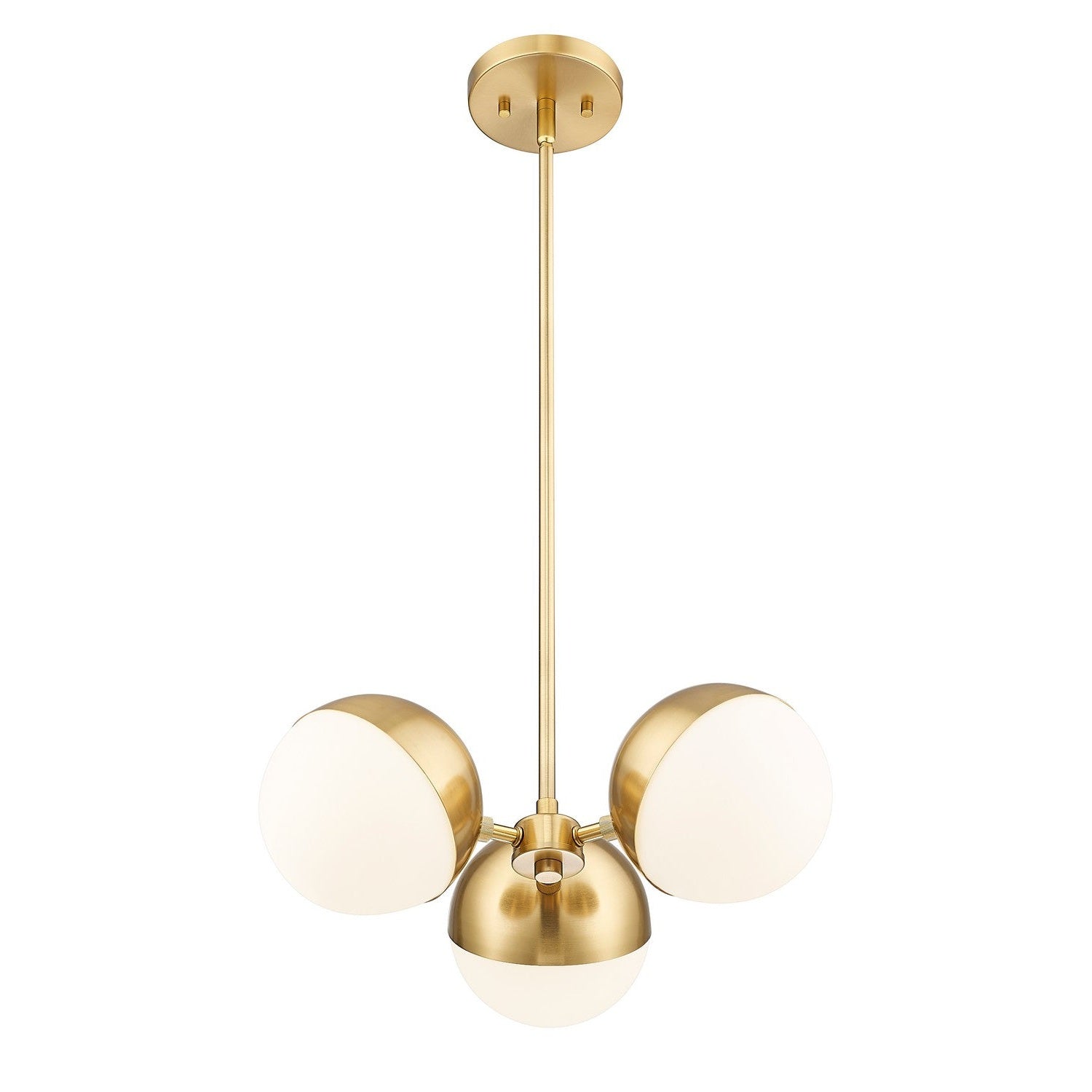 Z-Lite - 7517-3MGLD - Three Light Chandelier - Realm Sphere - Modern Gold
