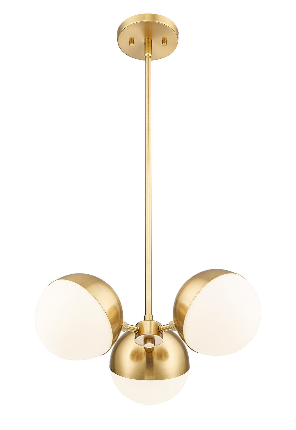 Z-Lite - 7517-3MGLD - Three Light Chandelier - Realm Sphere - Modern Gold