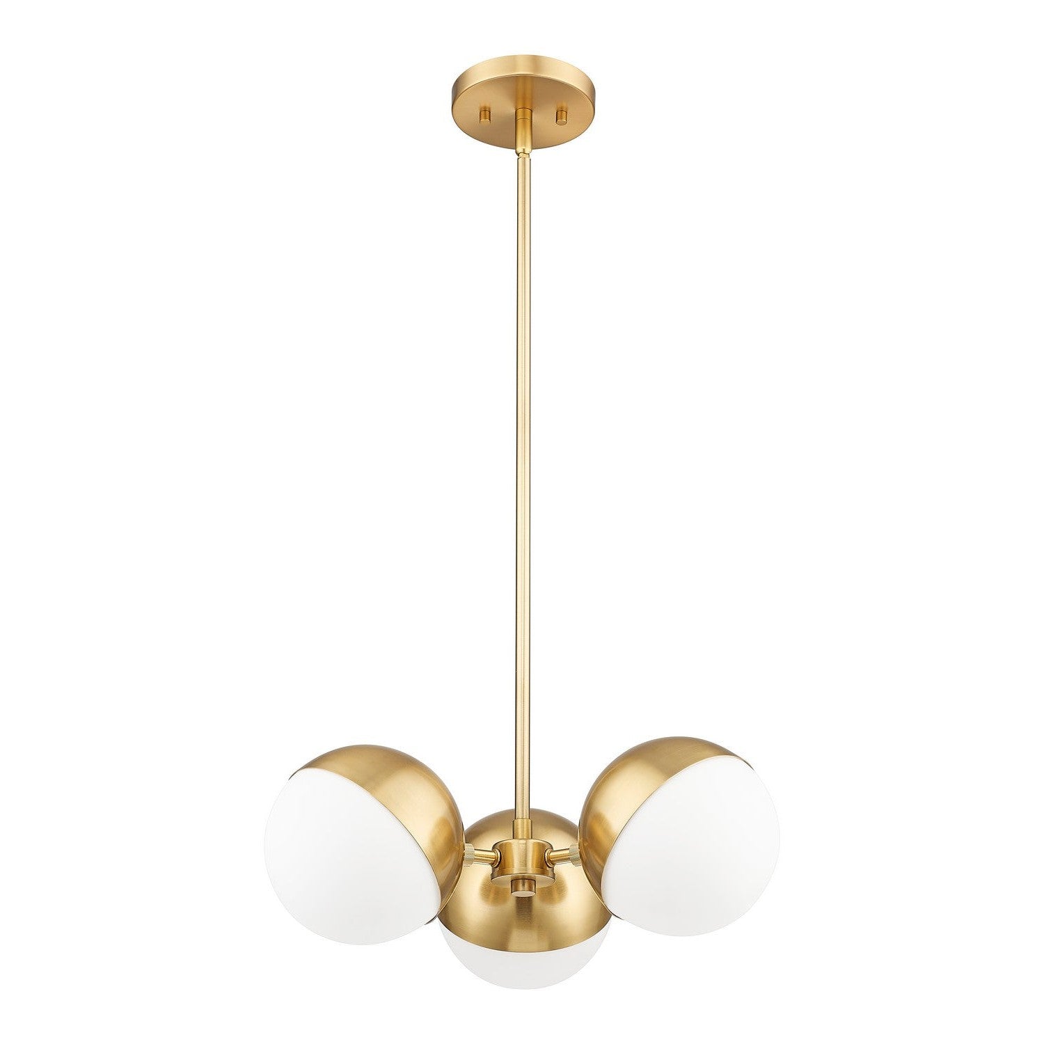 Z-Lite - 7517-3MGLD - Three Light Chandelier - Realm Sphere - Modern Gold