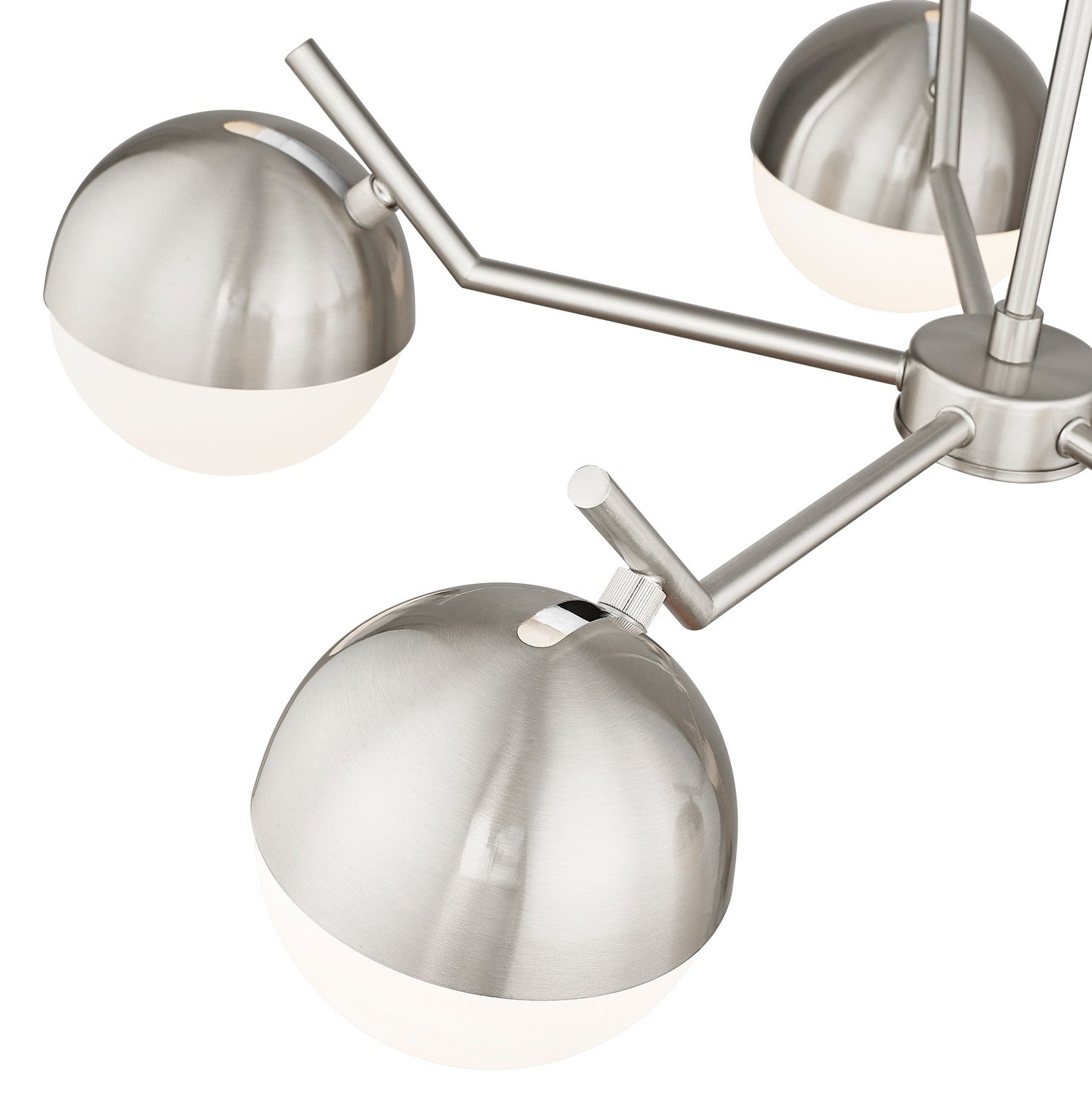 Z-Lite - 7517-5BN - Five Light Chandelier - Realm Sphere - Brushed Nickel