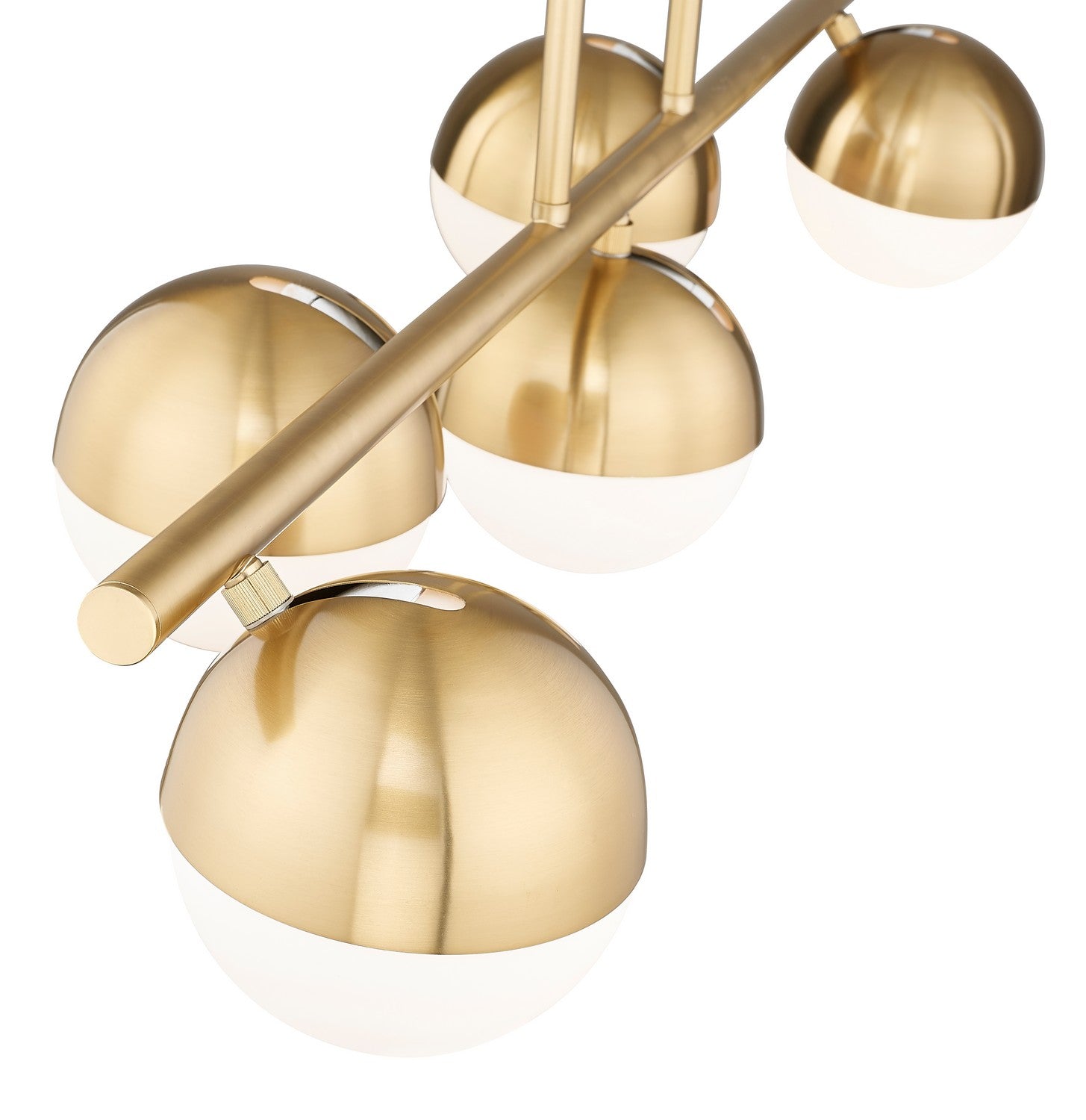 Z-Lite - 7517-5L-MGLD - Five Light Linear Chandelier - Realm Sphere - Modern Gold