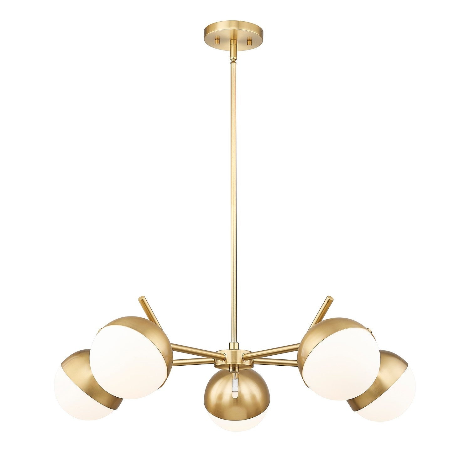 Z-Lite - 7517-5MGLD - Five Light Chandelier - Realm Sphere - Modern Gold
