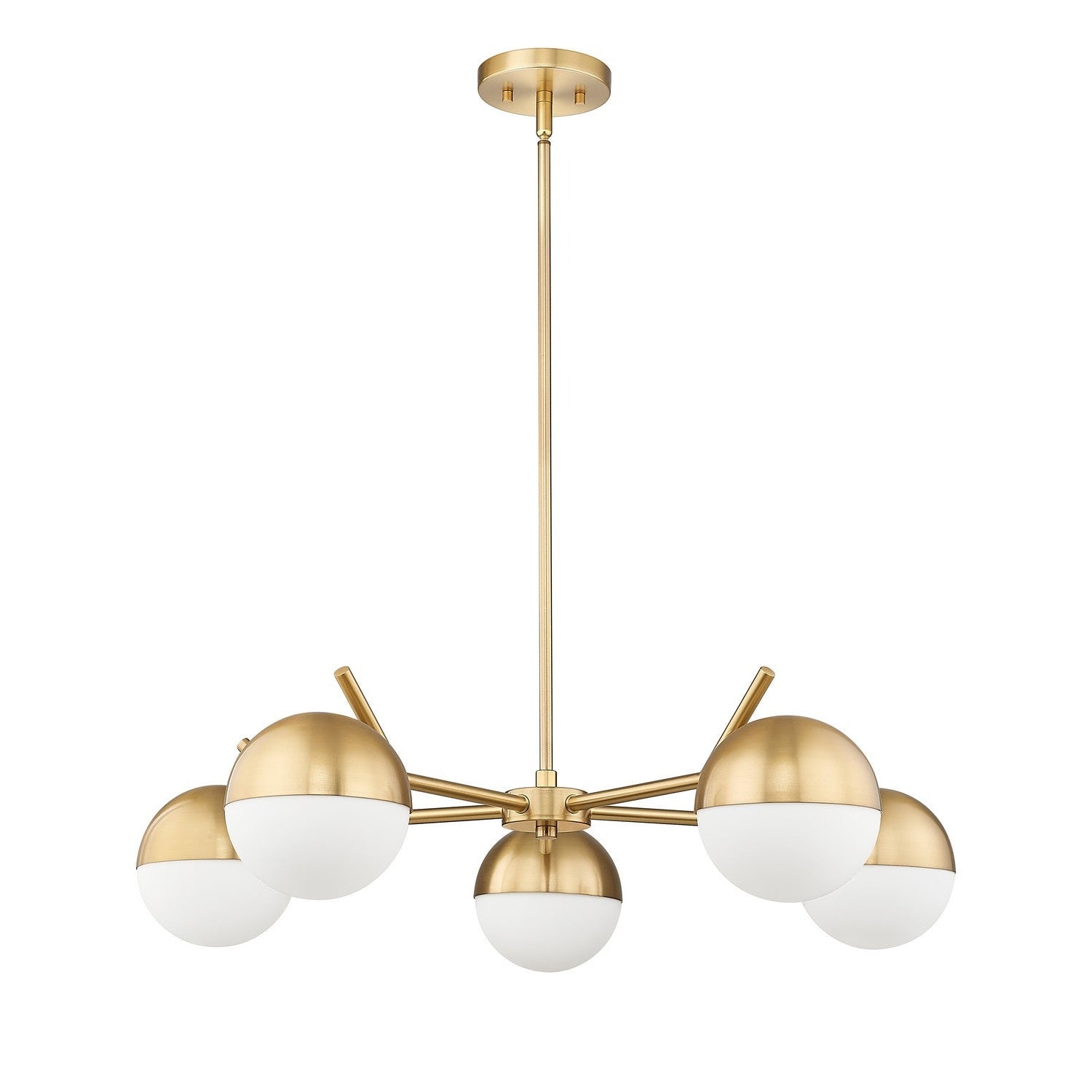 Z-Lite - 7517-5MGLD - Five Light Chandelier - Realm Sphere - Modern Gold