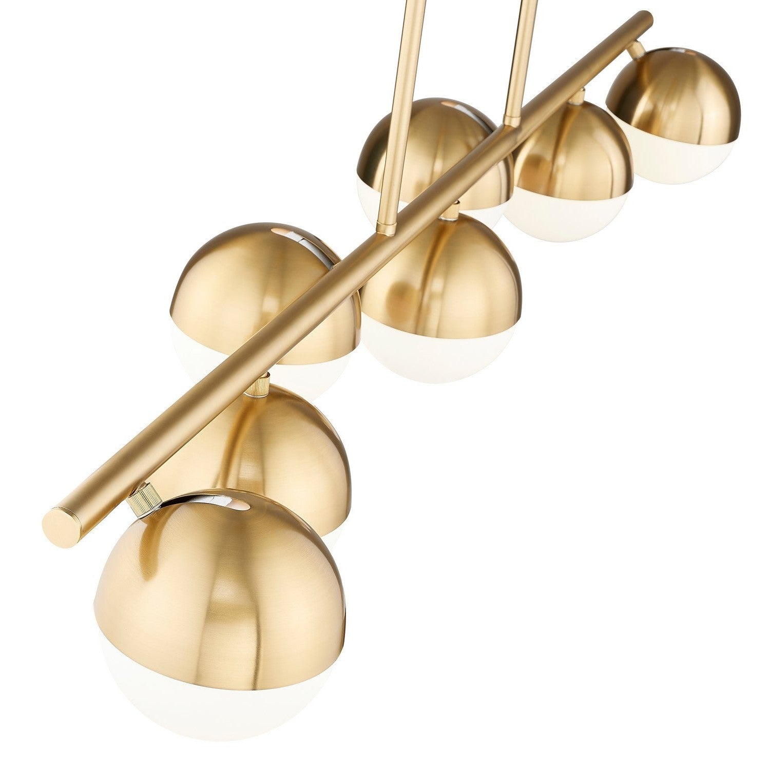 Z-Lite - 7517-7L-MGLD - Seven Light Linear Chandelier - Realm Sphere - Modern Gold