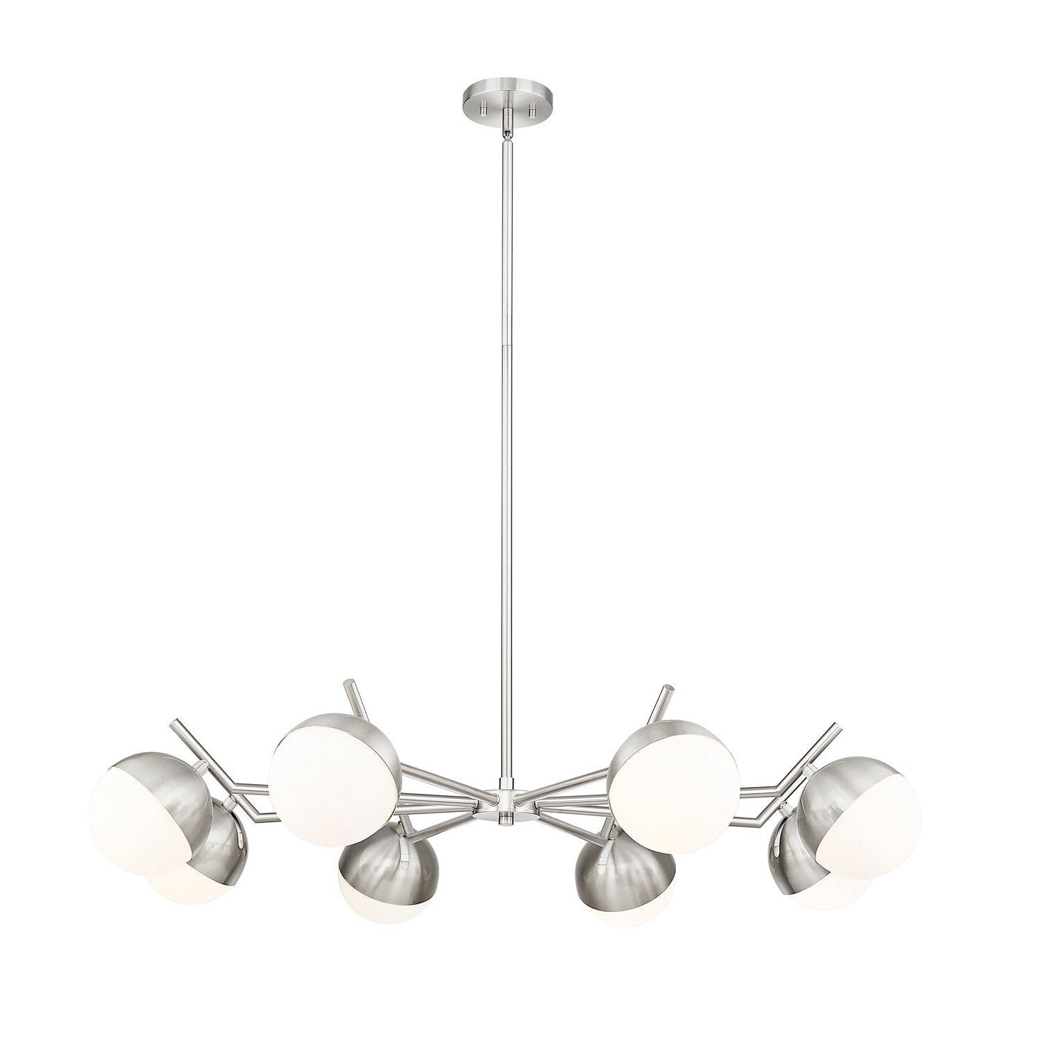 Z-Lite - 7517-8BN - Eight Light Chandelier - Realm Sphere - Brushed Nickel