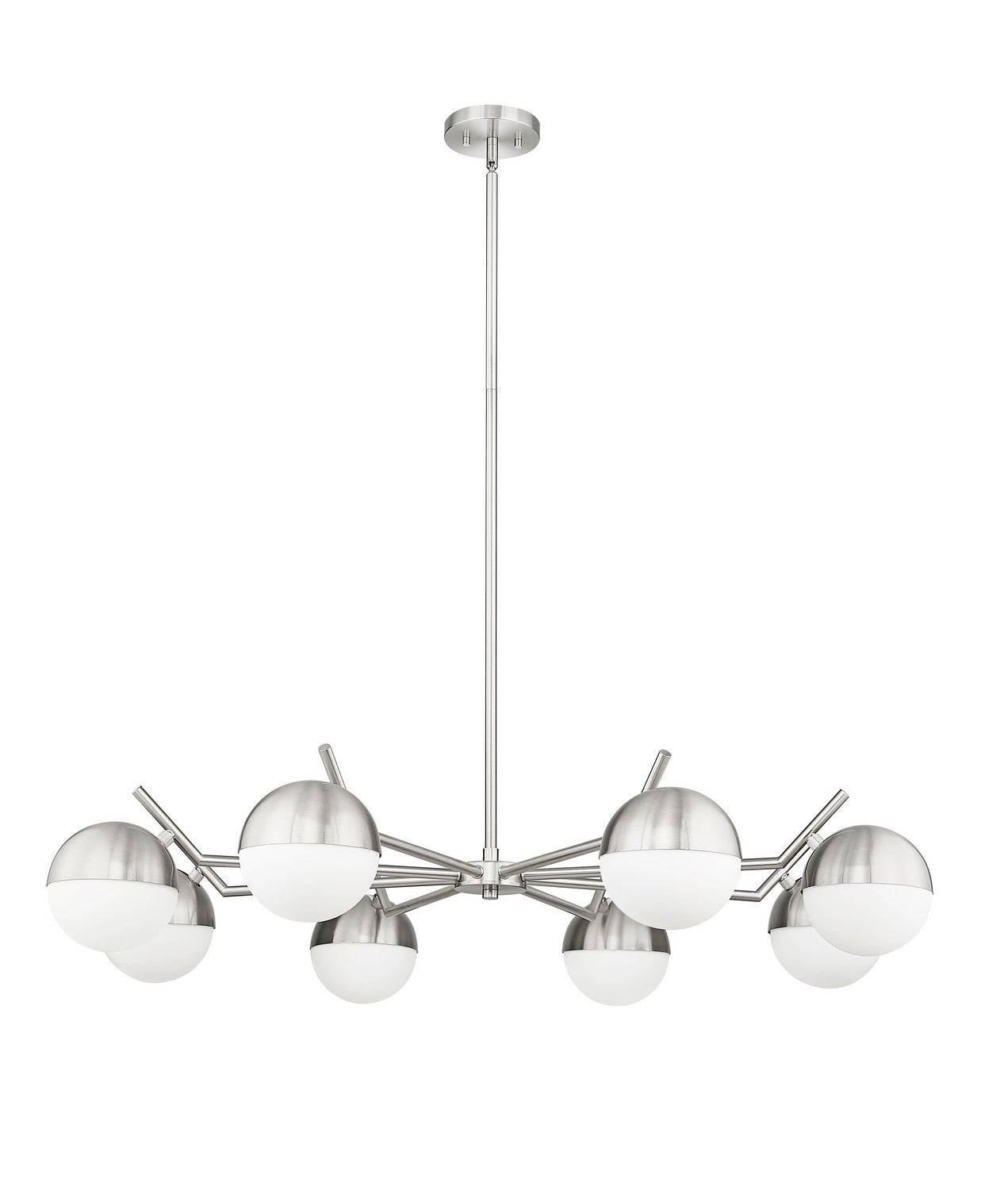 Z-Lite - 7517-8BN - Eight Light Chandelier - Realm Sphere - Brushed Nickel