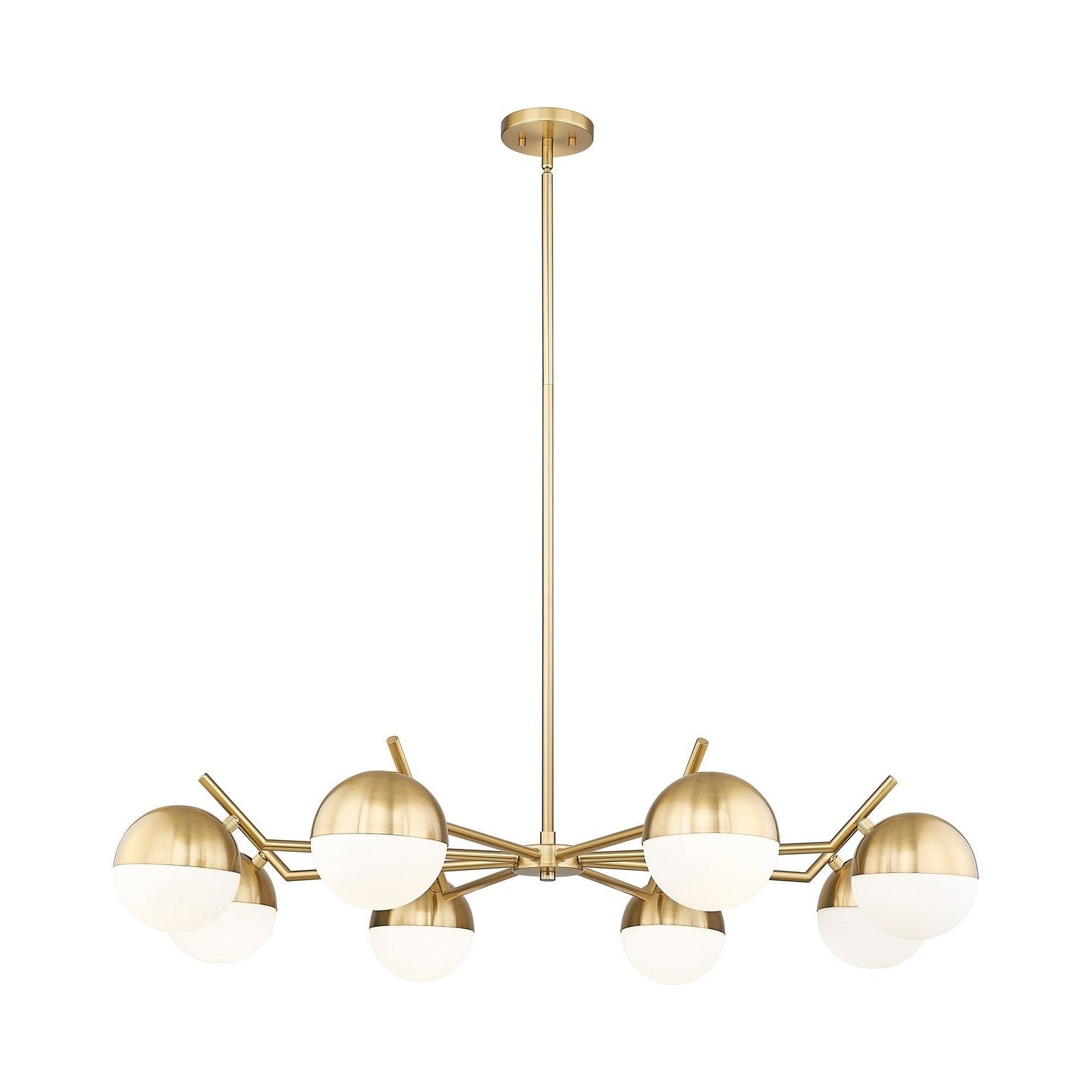 Z-Lite - 7517-8MGLD - Eight Light Chandelier - Realm Sphere - Modern Gold