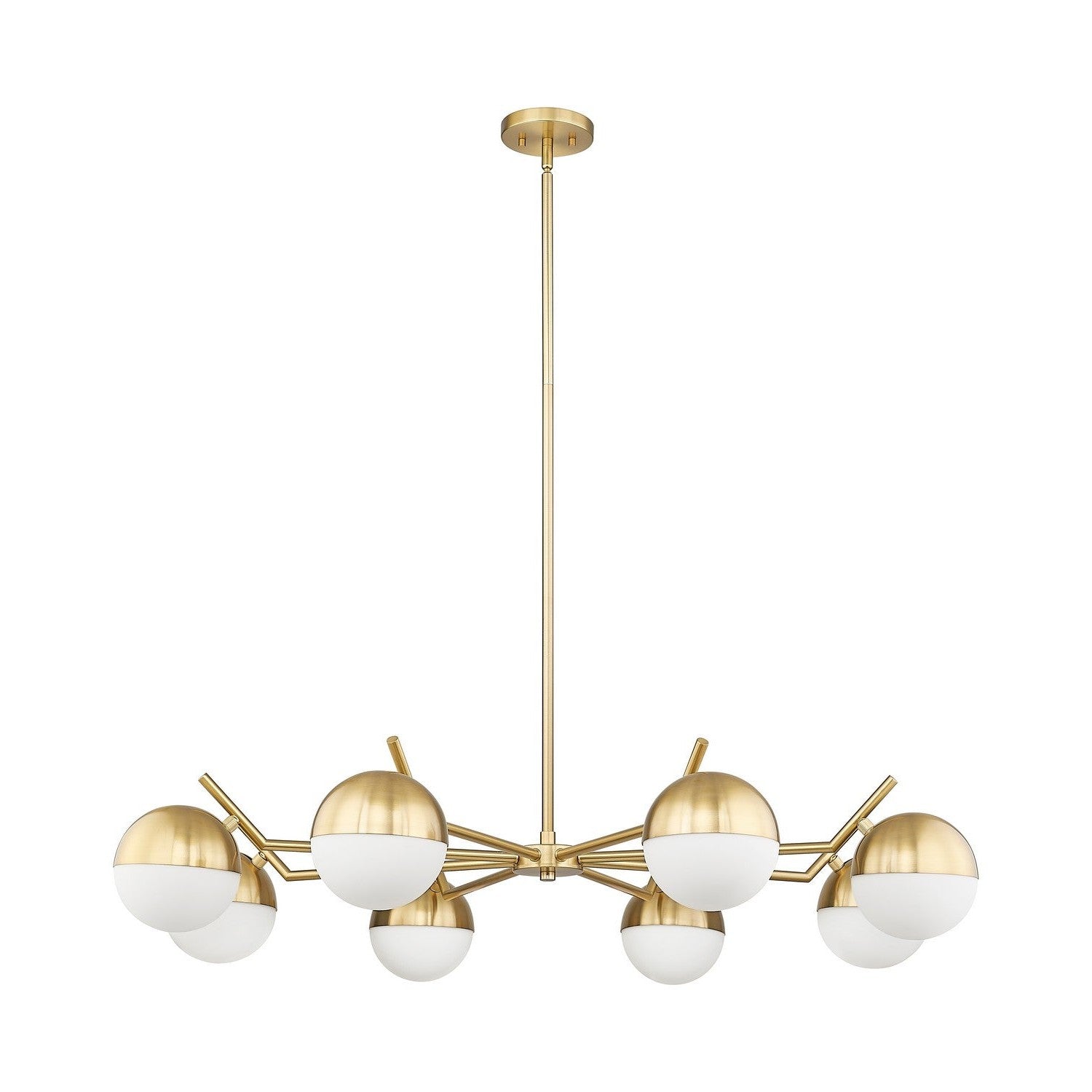 Z-Lite - 7517-8MGLD - Eight Light Chandelier - Realm Sphere - Modern Gold