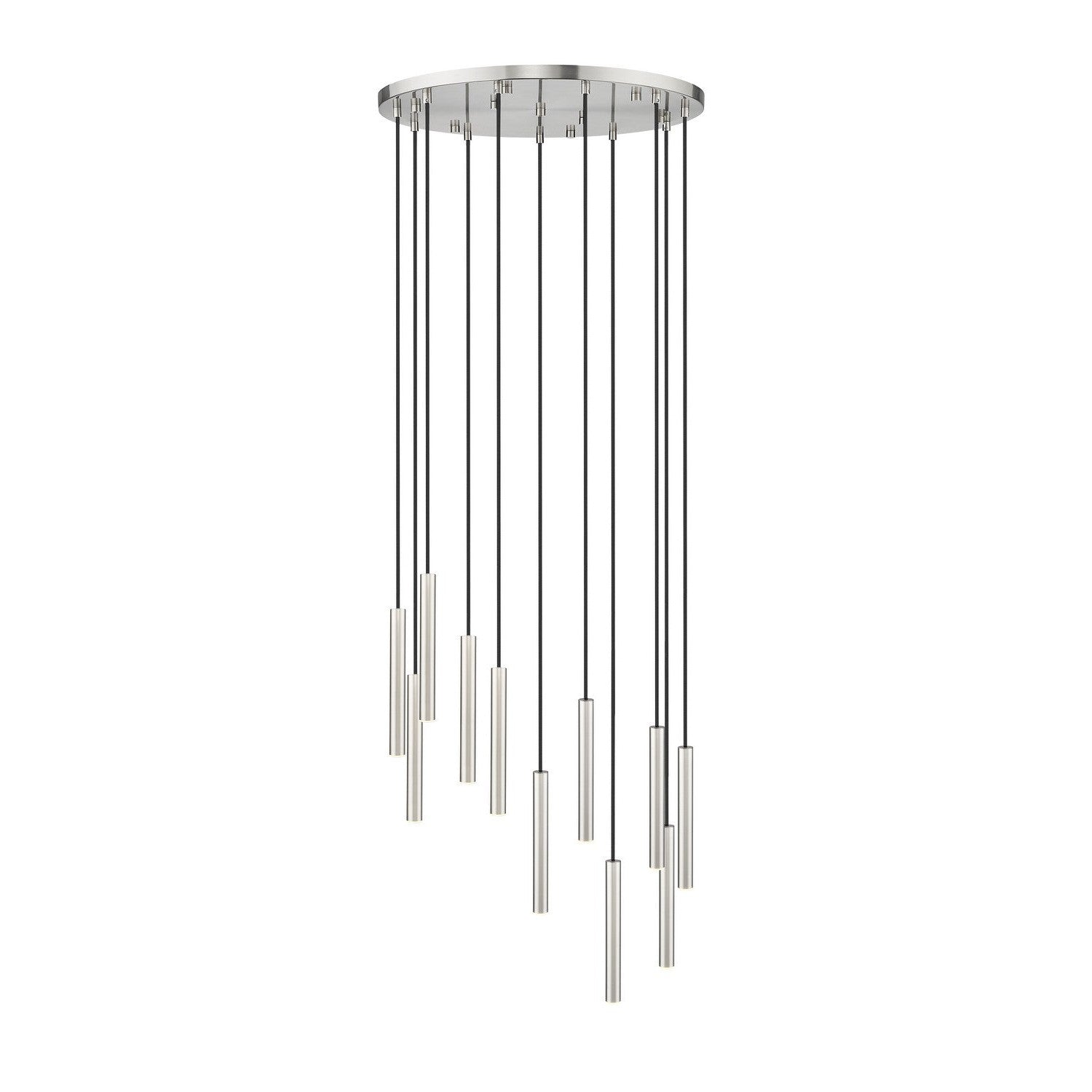 Z-Lite - 919MP12-11R-BN-LED - LED Chandelier - Forest - Brushed Nickel