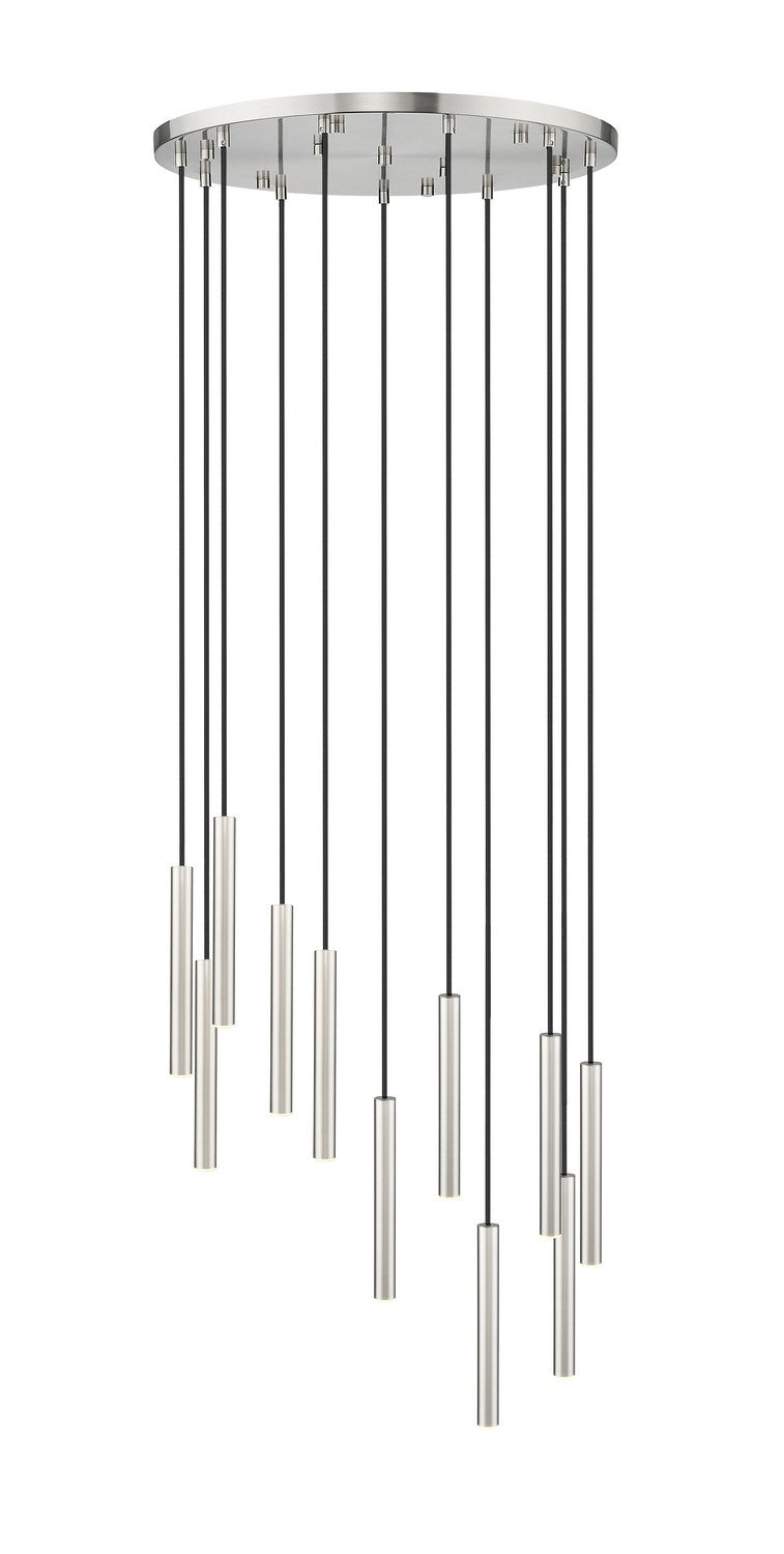 Z-Lite - 919MP12-11R-BN-LED - LED Chandelier - Forest - Brushed Nickel