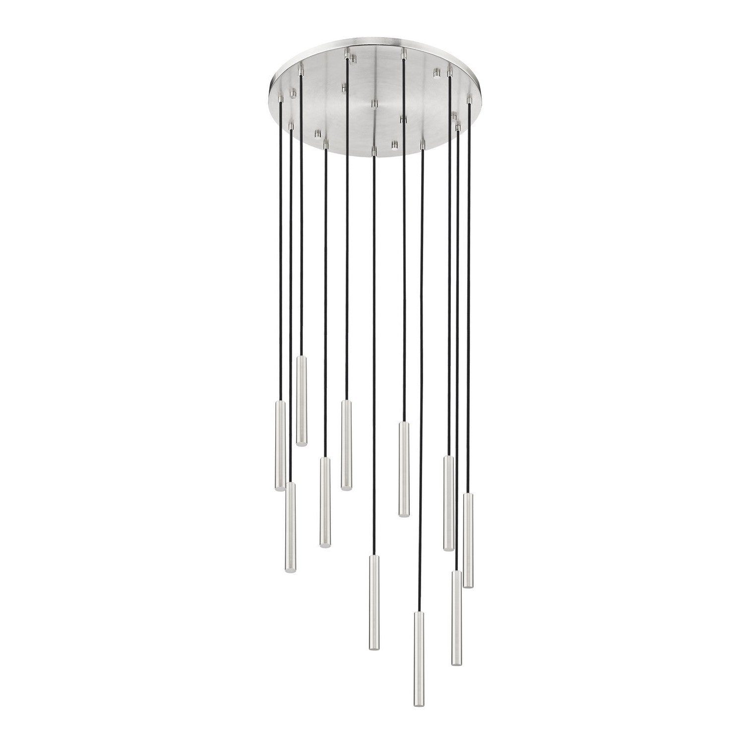 Z-Lite - 919MP12-11R-BN-LED - LED Chandelier - Forest - Brushed Nickel
