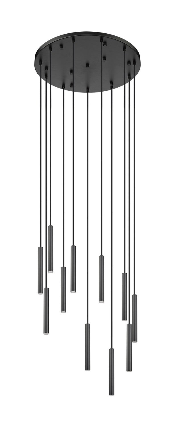 Z-Lite - 919MP12-11R-MB-LED - LED Chandelier - Forest - Matte Black