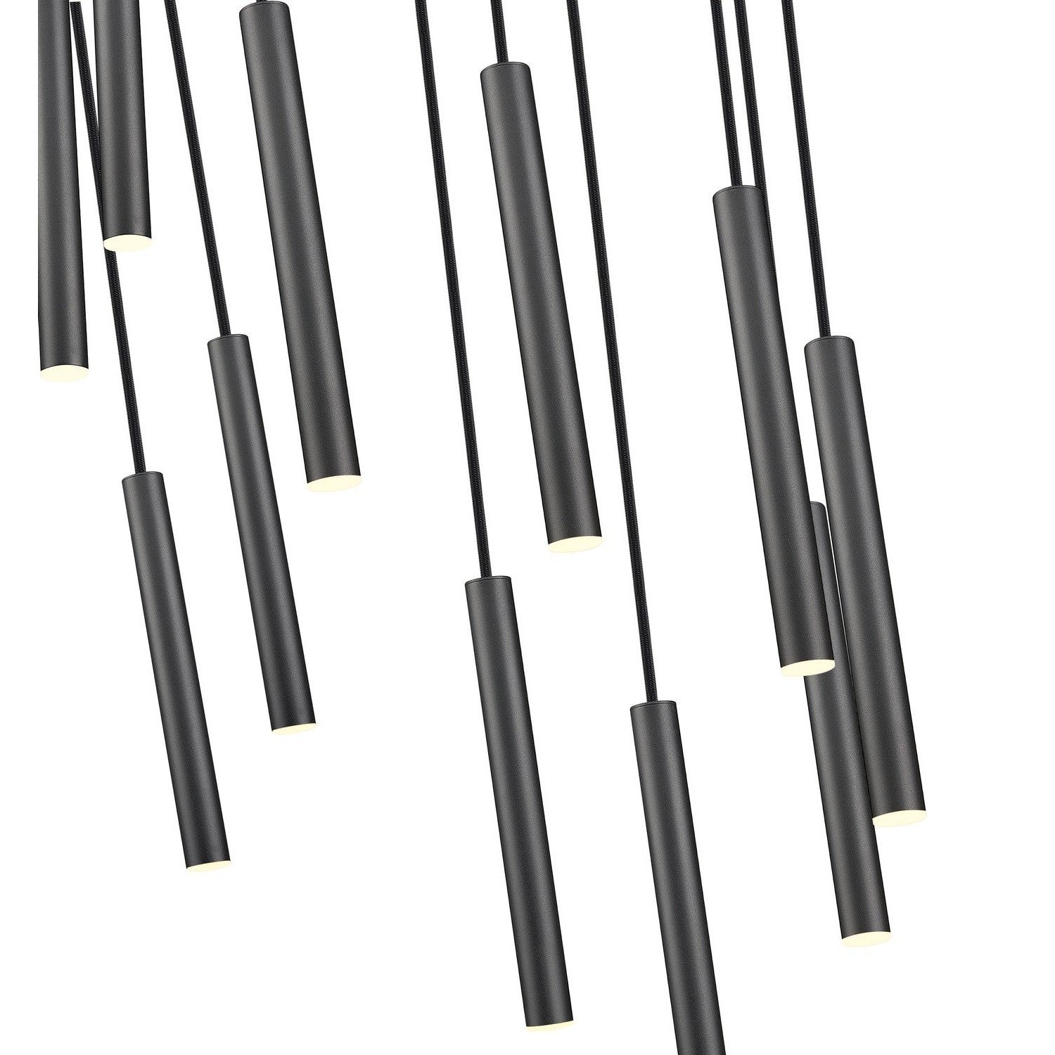 Z-Lite - 919MP12-11R-MB-LED - LED Chandelier - Forest - Matte Black