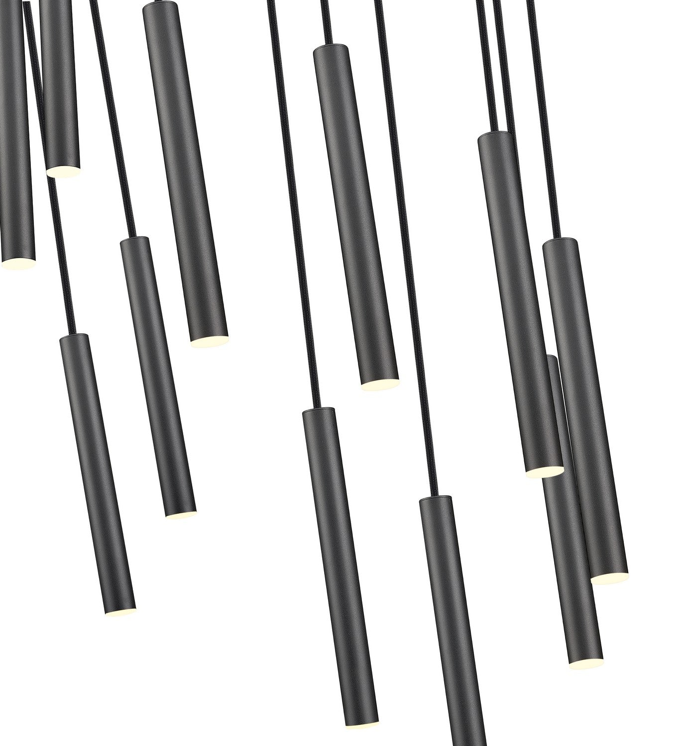 Z-Lite - 919MP12-11R-MB-LED - LED Chandelier - Forest - Matte Black
