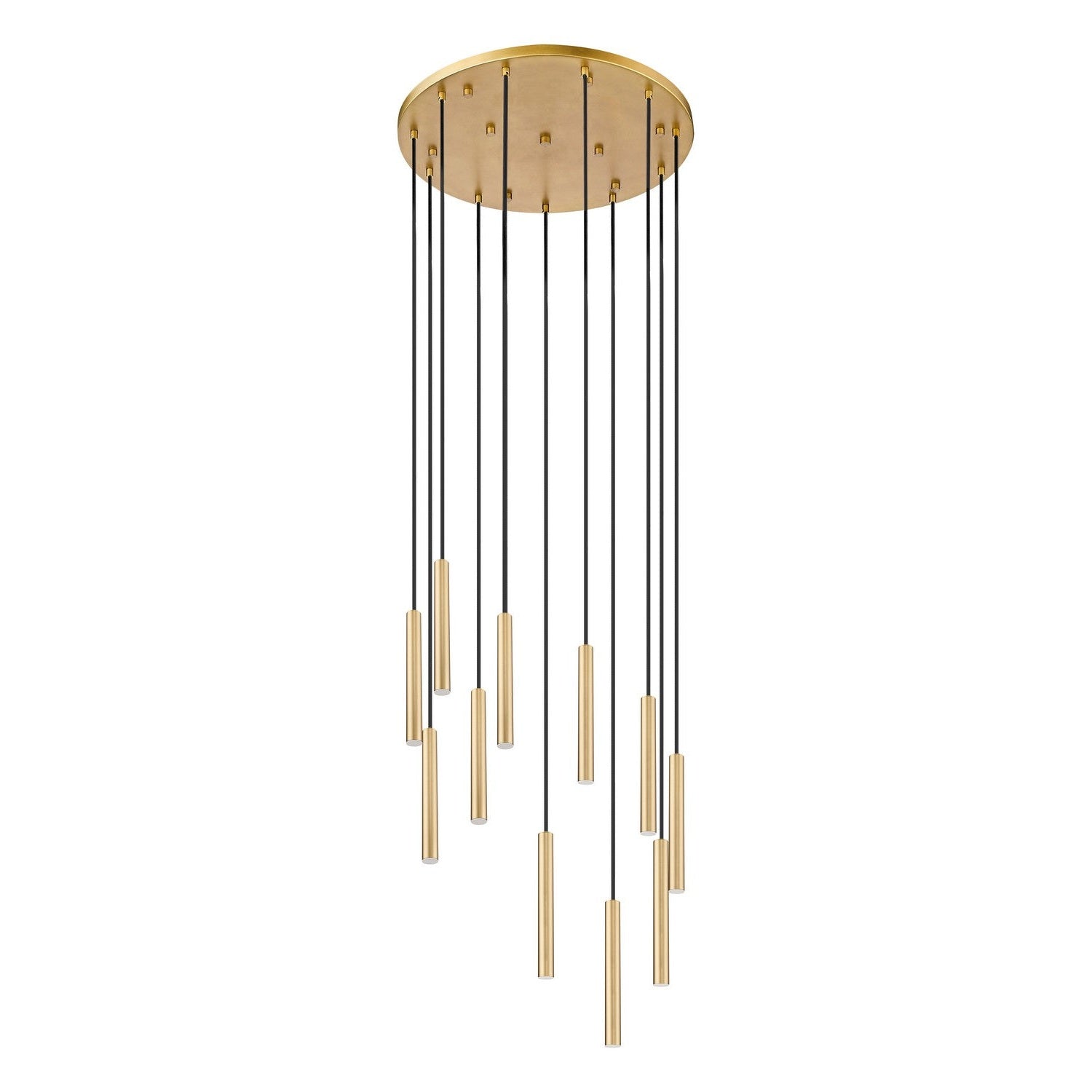 Z-Lite - 919MP12-11R-MGLD-LED - LED Chandelier - Forest - Modern Gold