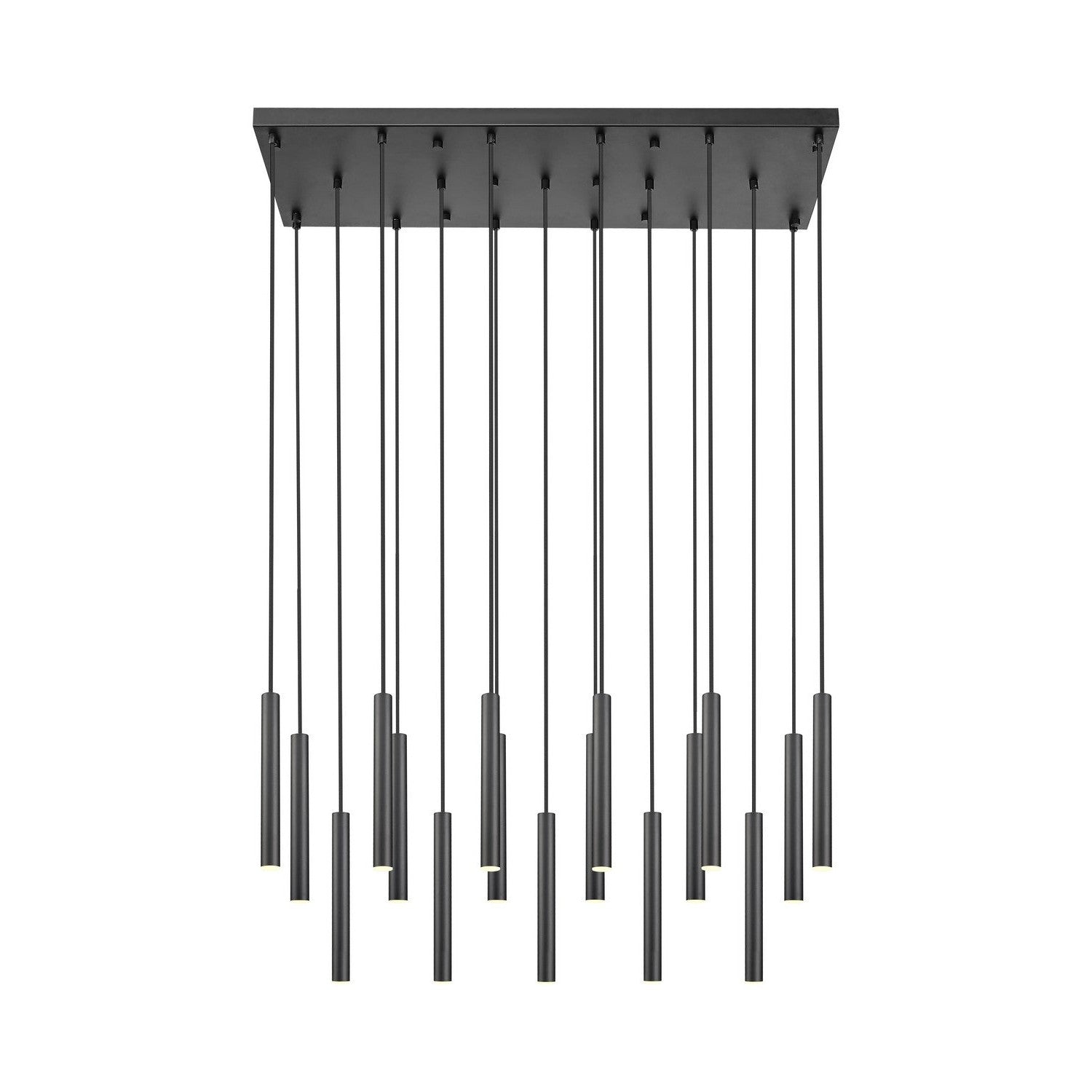 Z-Lite - 919MP12-17L-MB-LED - LED Linear Chandelier - Forest - Matte Black
