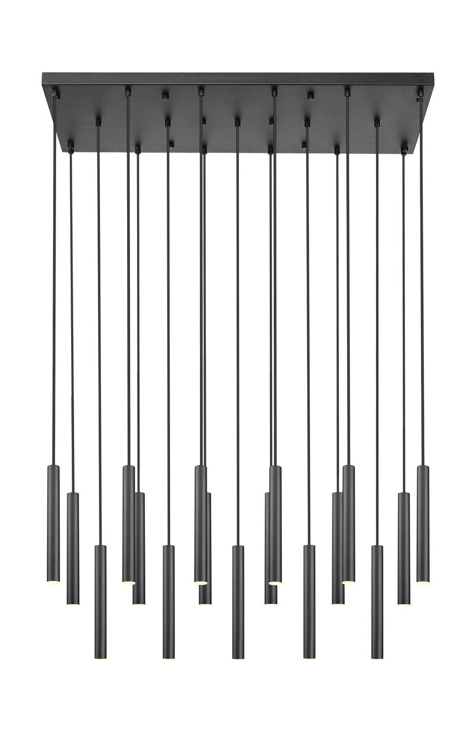 Z-Lite - 919MP12-17L-MB-LED - LED Linear Chandelier - Forest - Matte Black