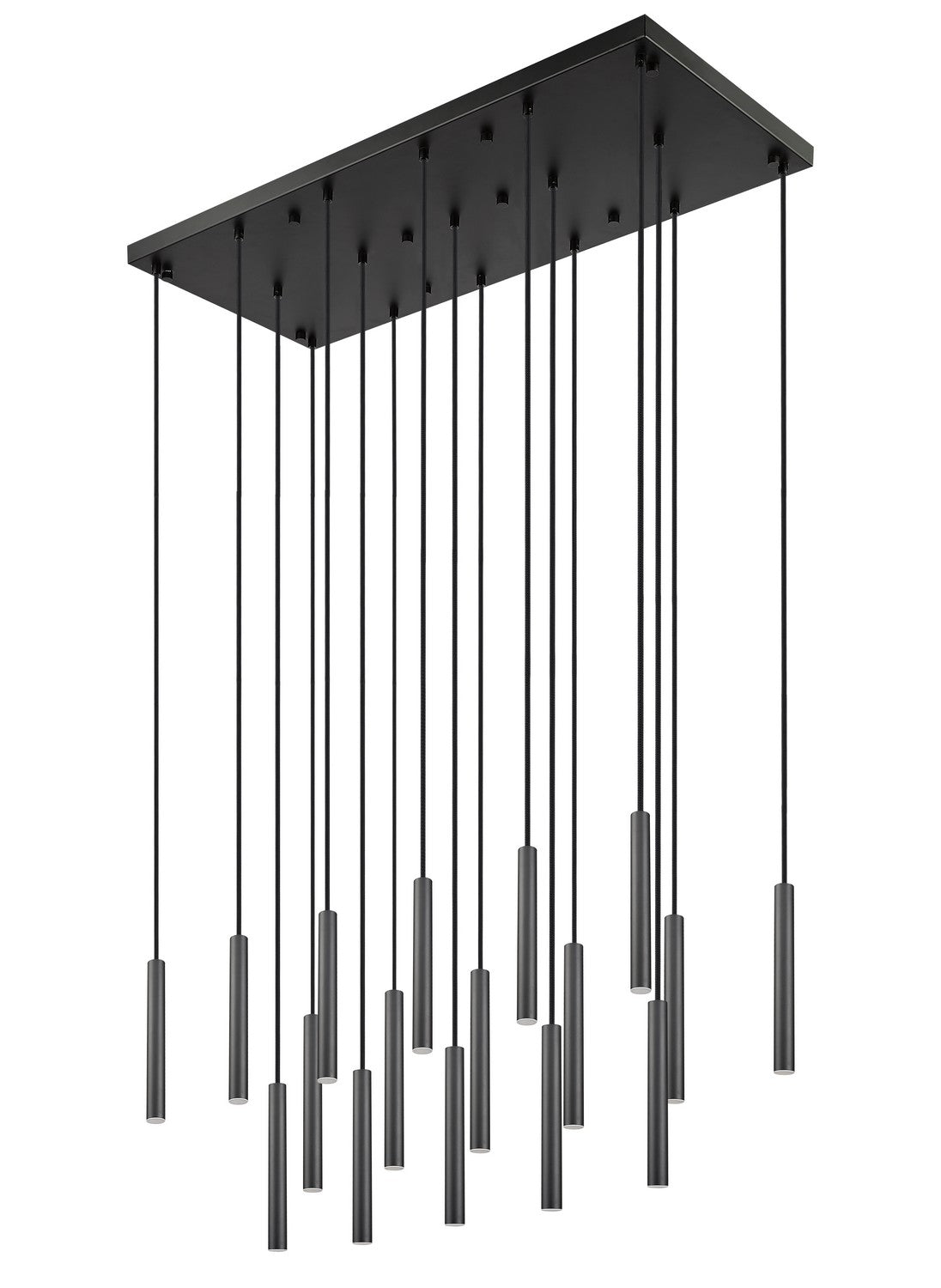 Z-Lite - 919MP12-17L-MB-LED - LED Linear Chandelier - Forest - Matte Black
