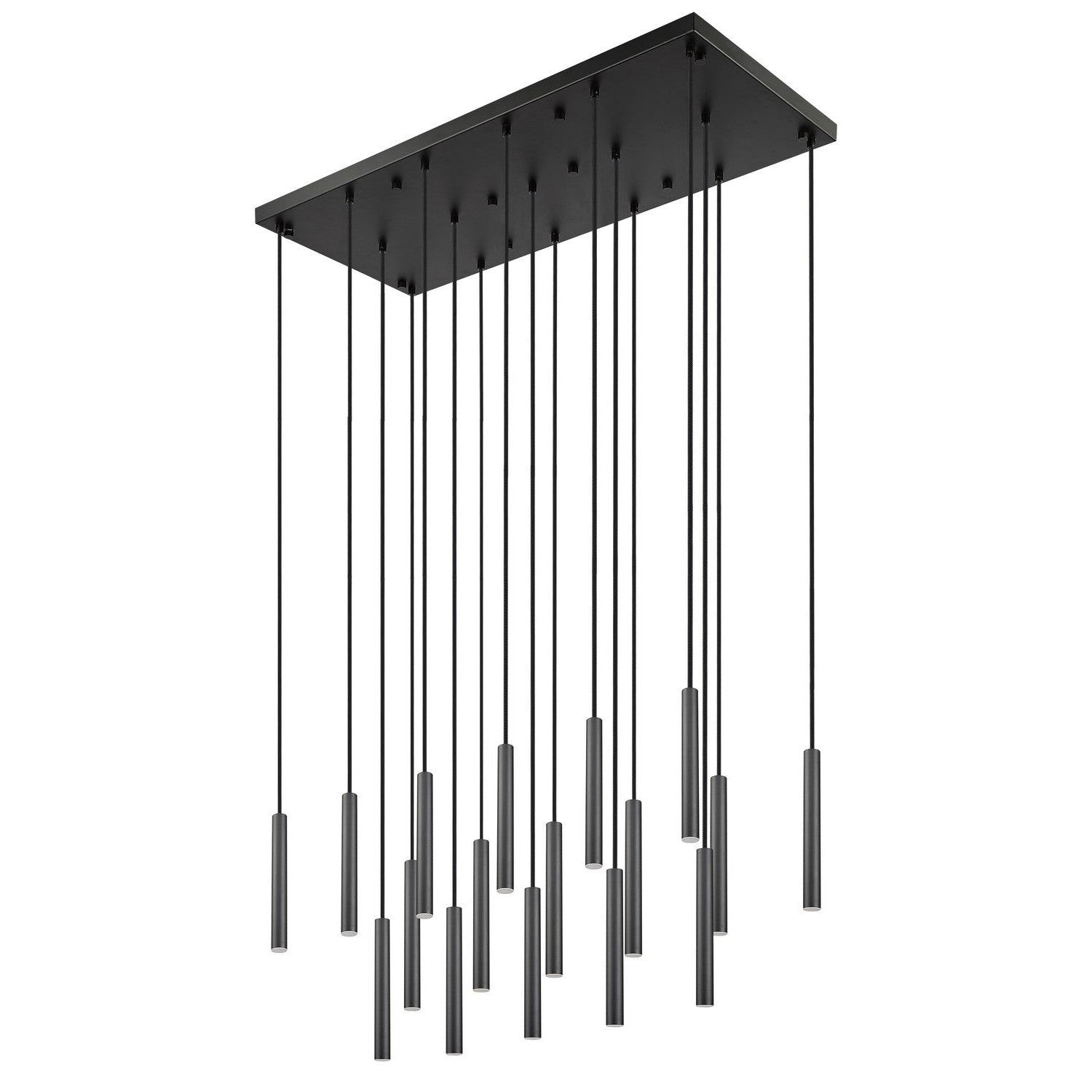 Z-Lite - 919MP12-17L-MB-LED - LED Linear Chandelier - Forest - Matte Black