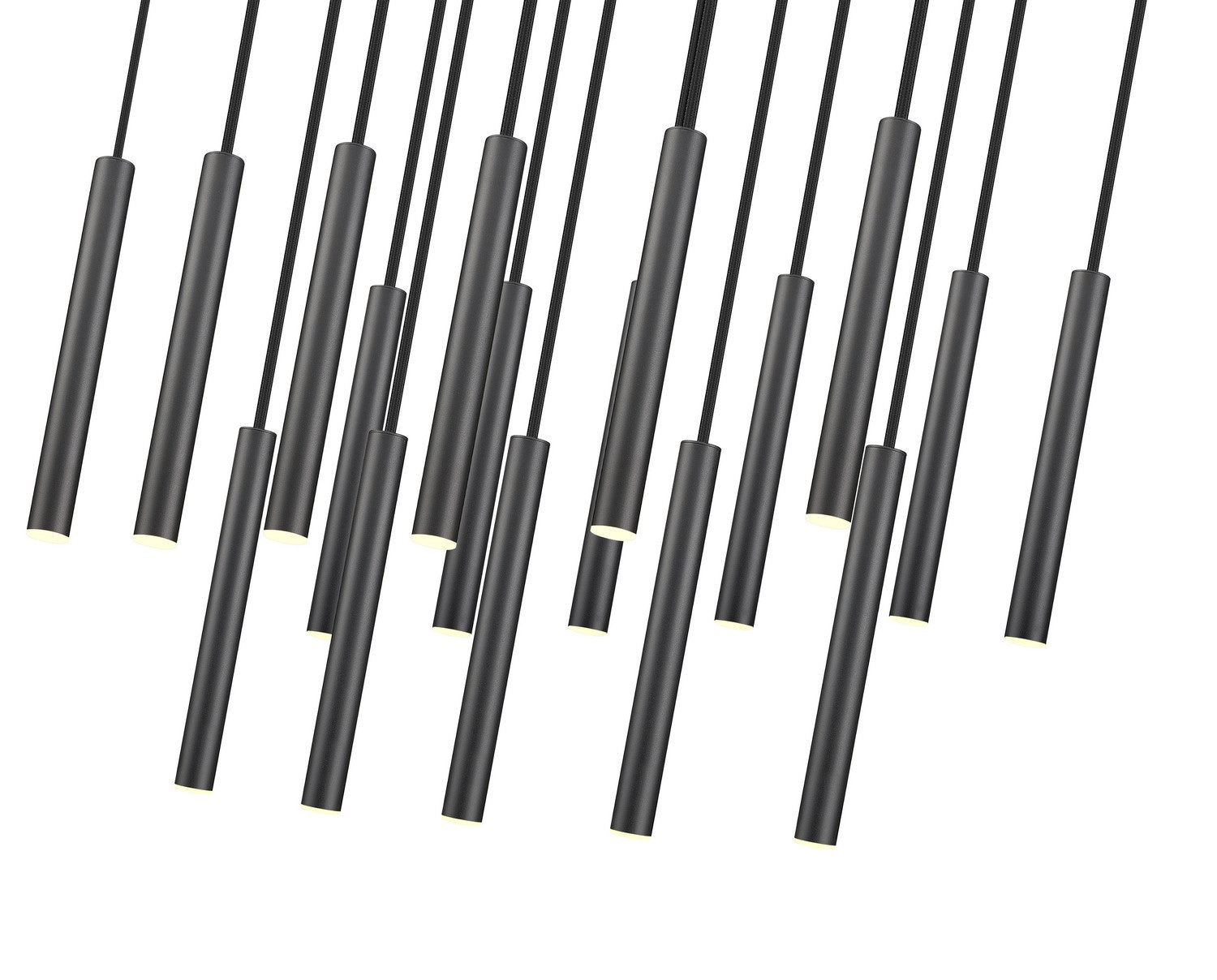 Z-Lite - 919MP12-17L-MB-LED - LED Linear Chandelier - Forest - Matte Black