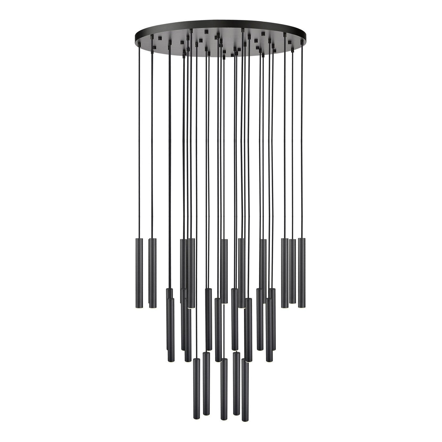 Z-Lite - 919MP12-27R-MB-LED - LED Chandelier - Forest - Matte Black