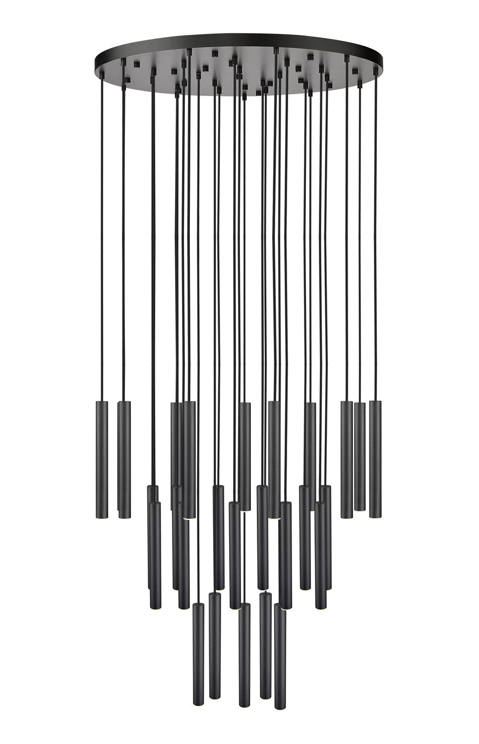 Z-Lite - 919MP12-27R-MB-LED - LED Chandelier - Forest - Matte Black